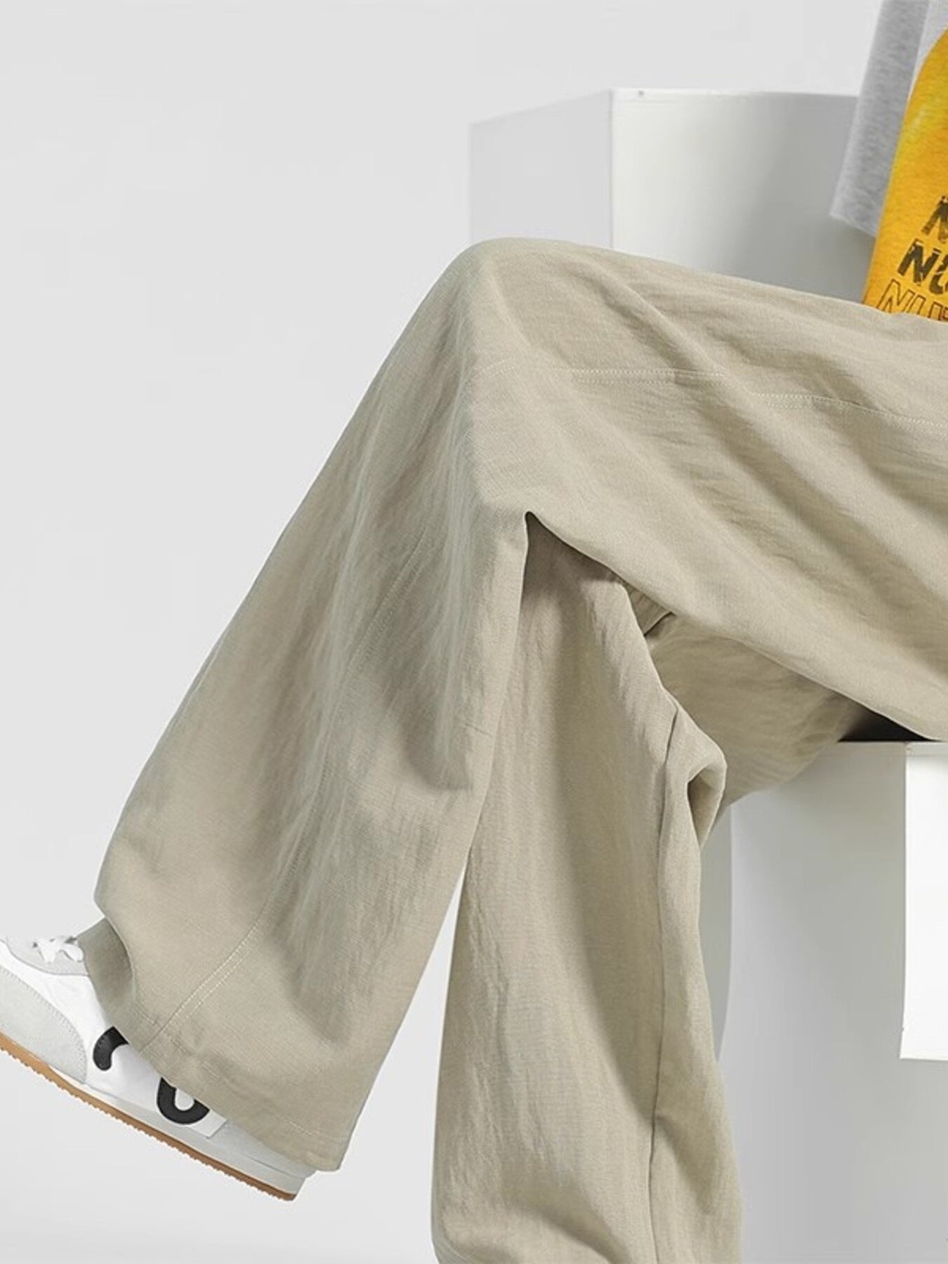 Men's Plus Size Casual Loose Fit Pants by Partner Label