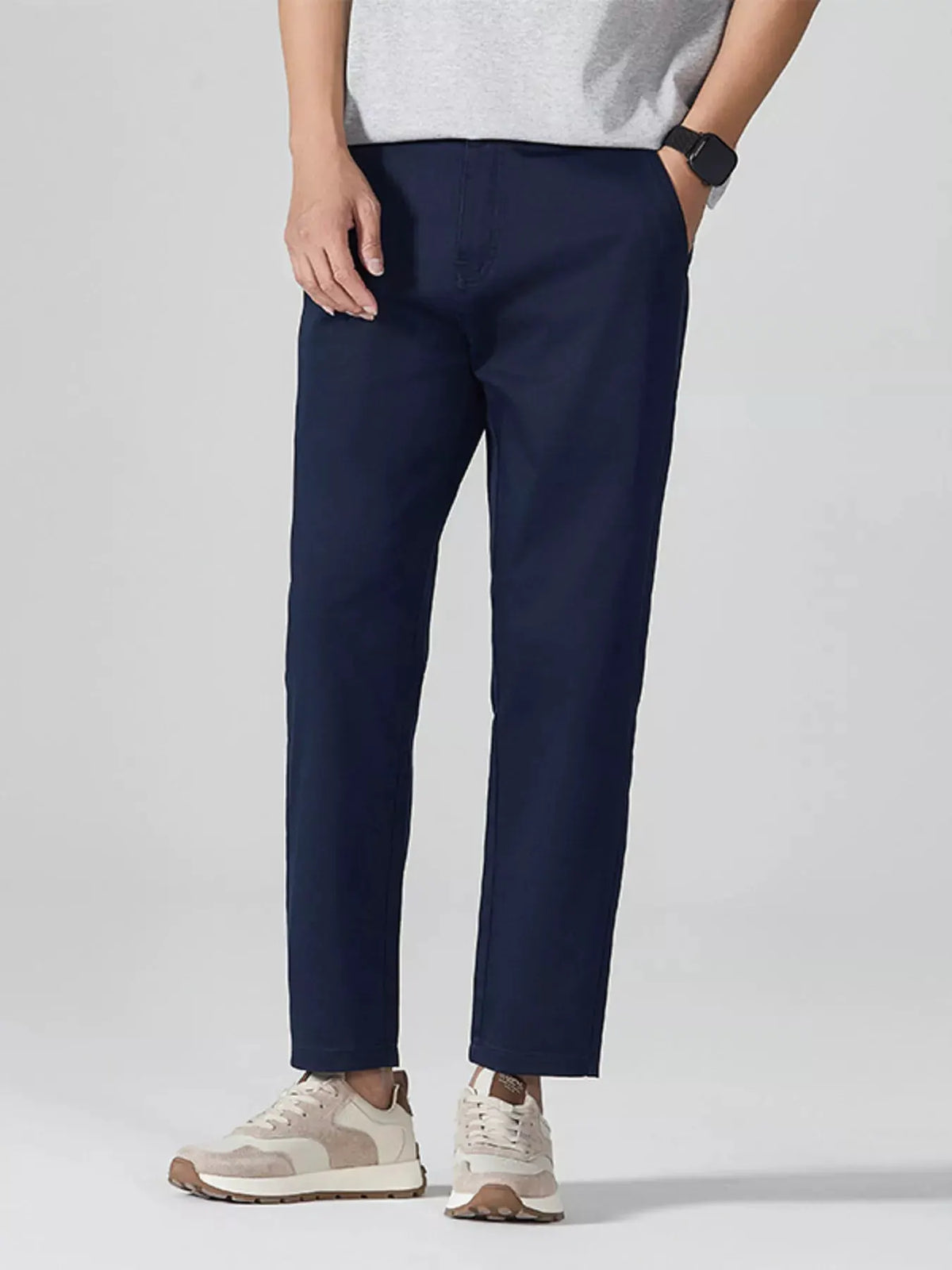 Men's Straight Leg Dress Pants by Trendsi