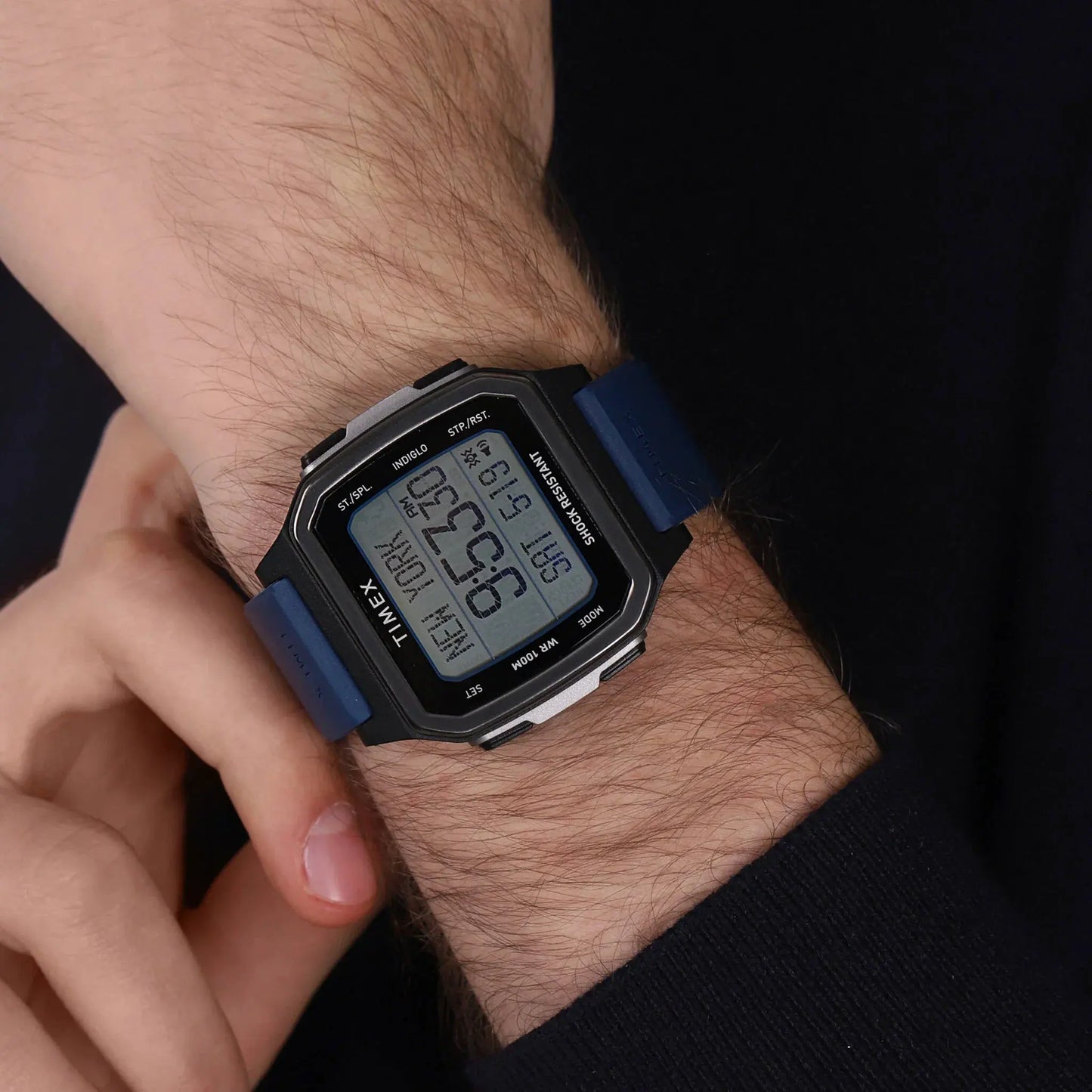 Timex Men's Blue Silicone Watch, Digital Dial | Tw5m28800 by TIMEX