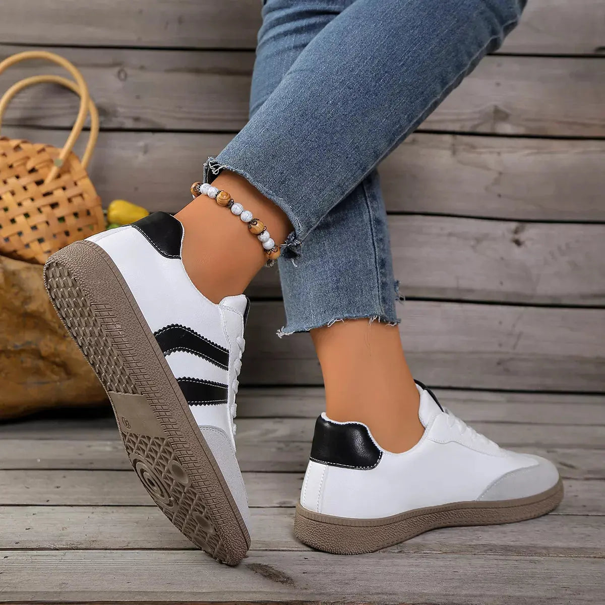 Lace Up Casual Sneakers by Partner Label