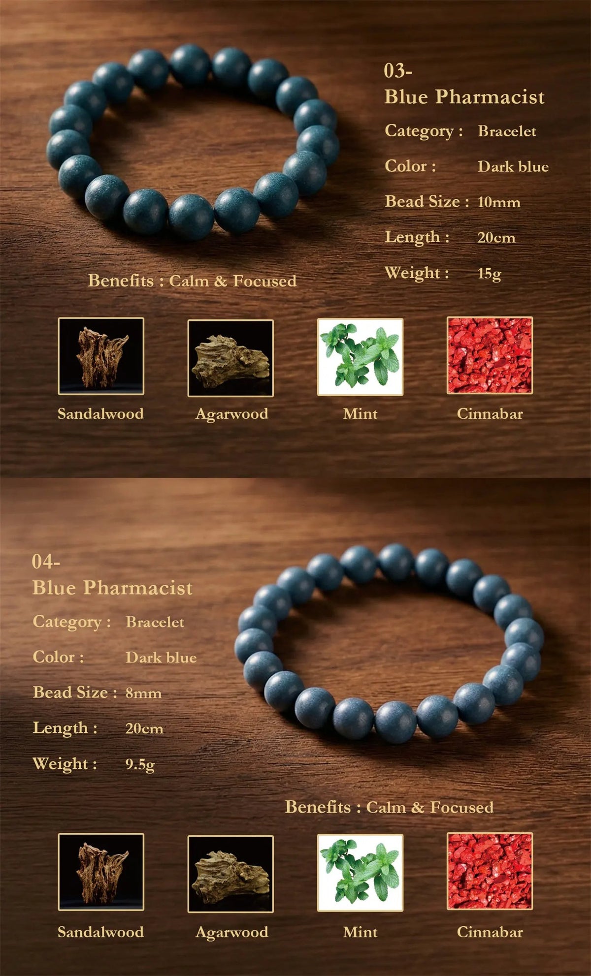 Bracelet for calm & focus by Maiden-Art