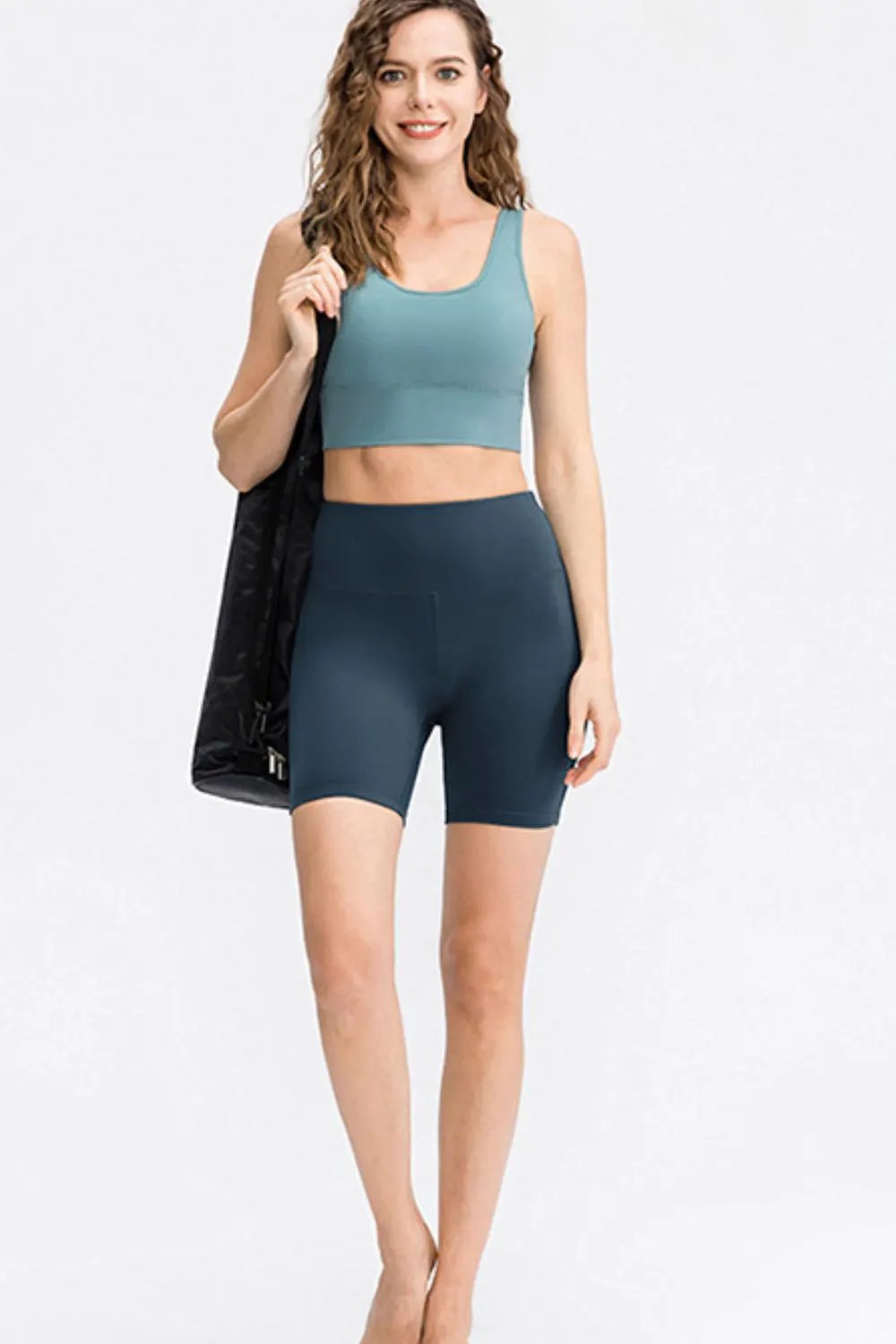 Wide Waistband Sports Shorts by Partner Label