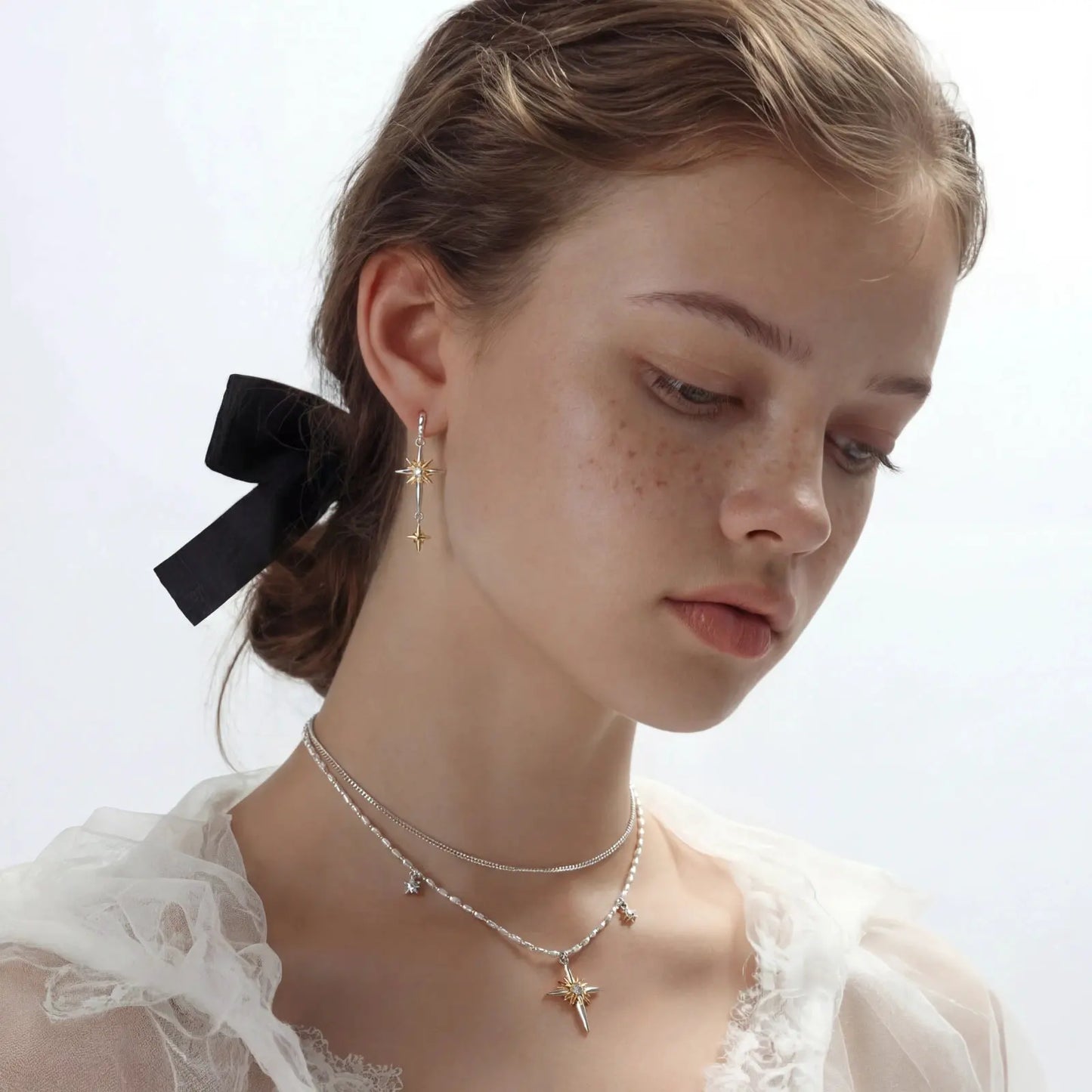 Celestial Cross Layered Set | Equanimity Essence by Equanimity Essence.