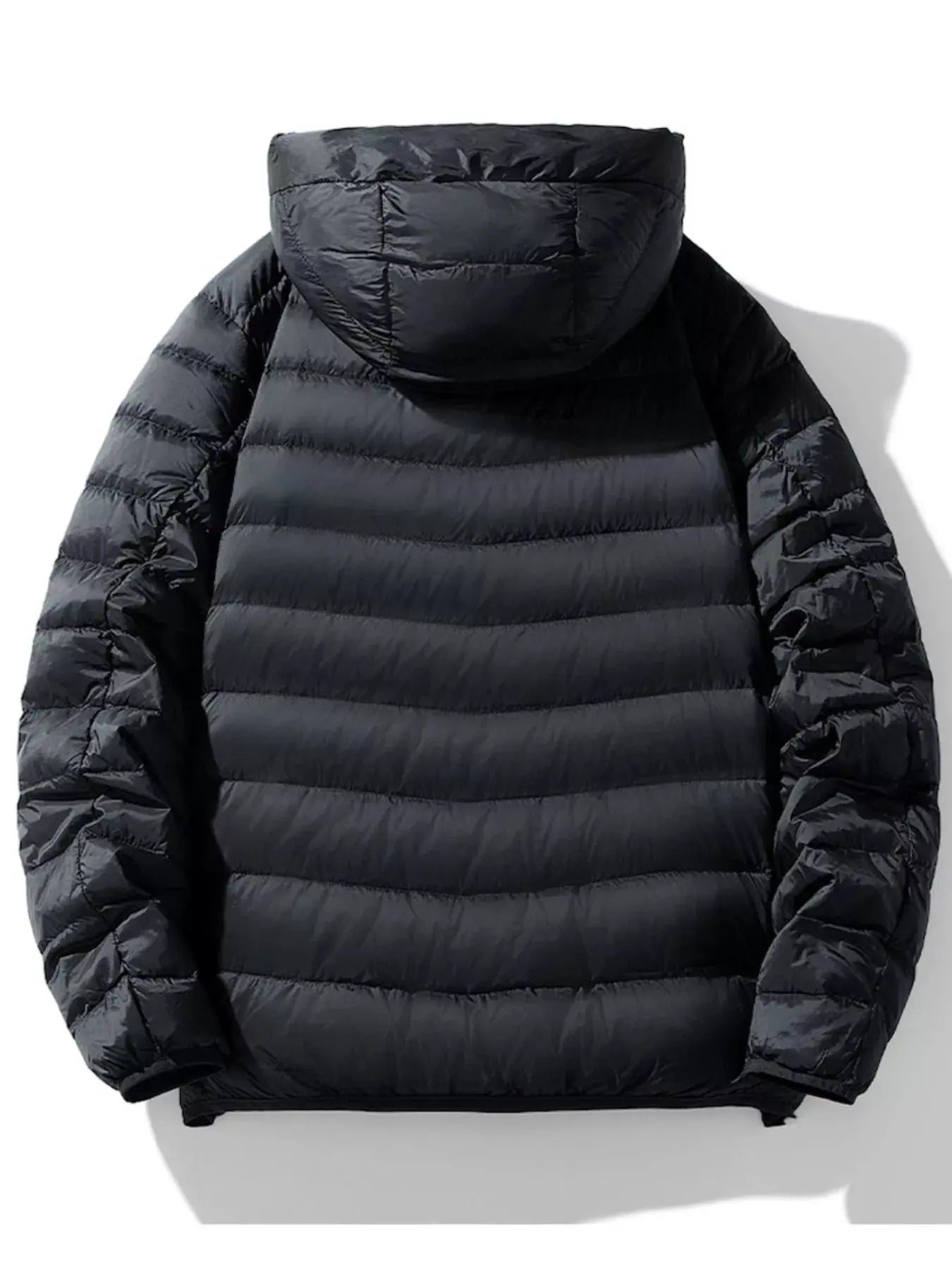 Men's Lightweight Zip Up Hooded Jacket by Partner Label