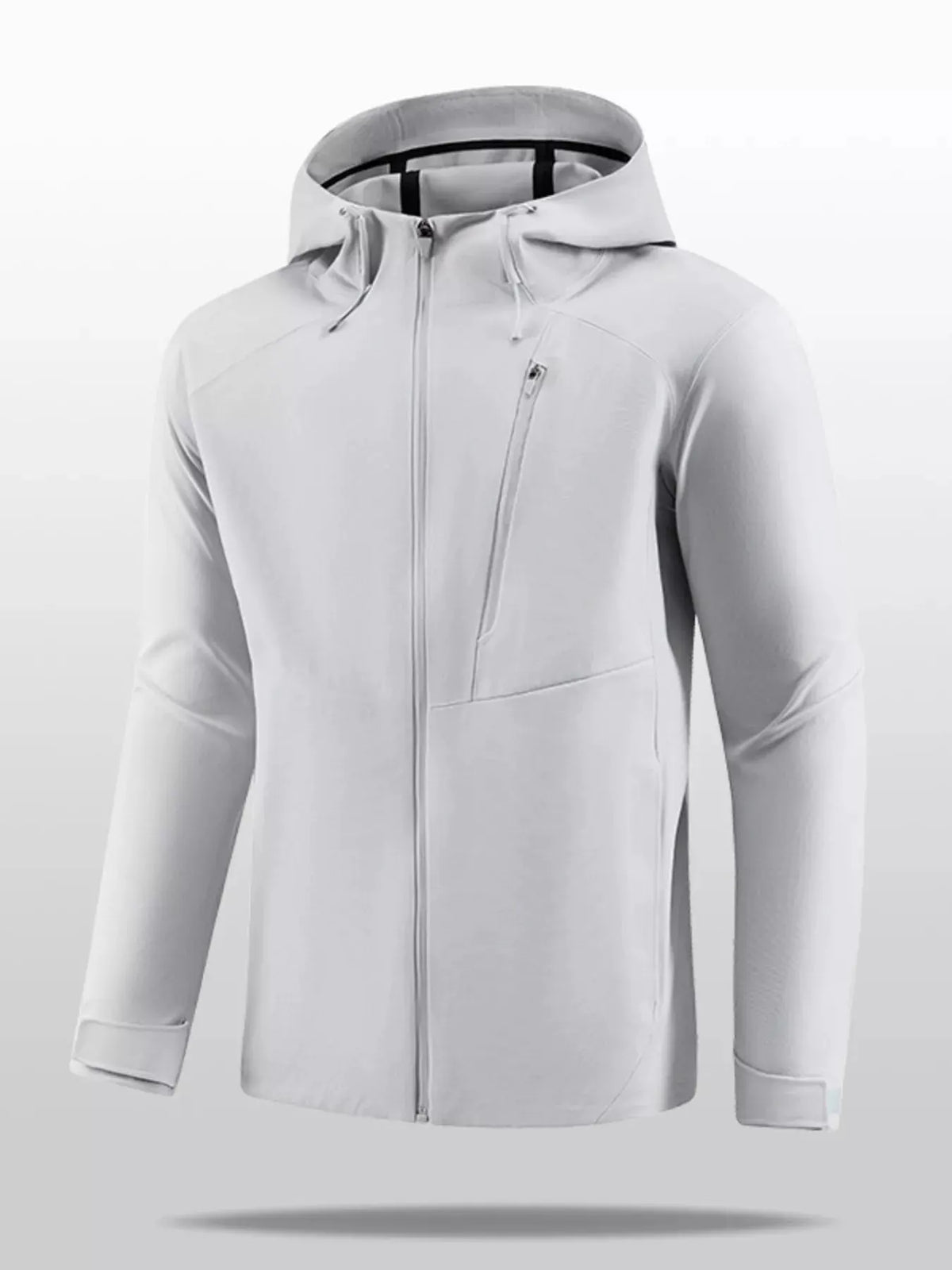 Men's Plus Size Lightweight Hooded Zip Up Jacket by Partner Label