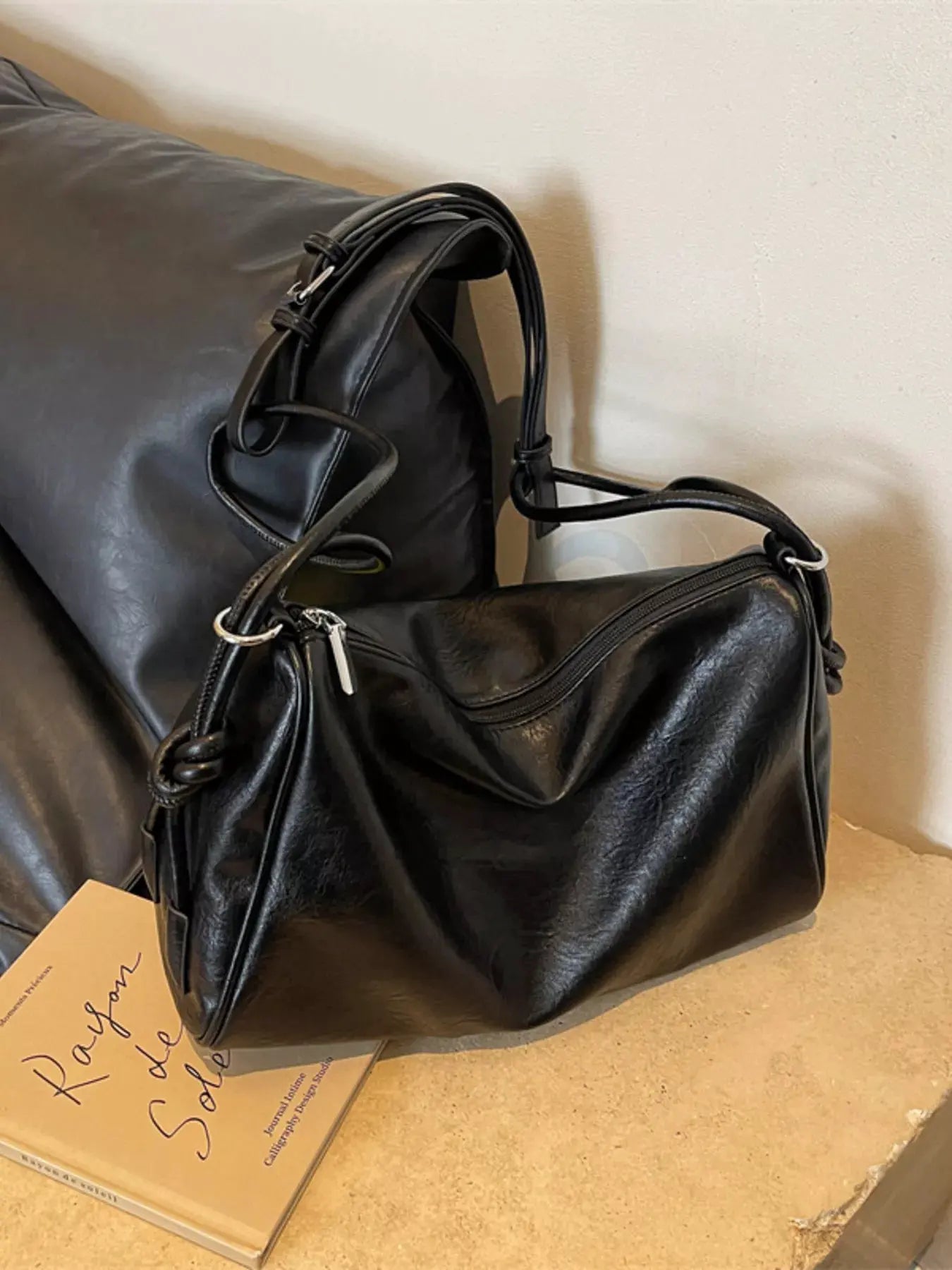 Vintage Style Leather Crossbody Bag by Partner Label
