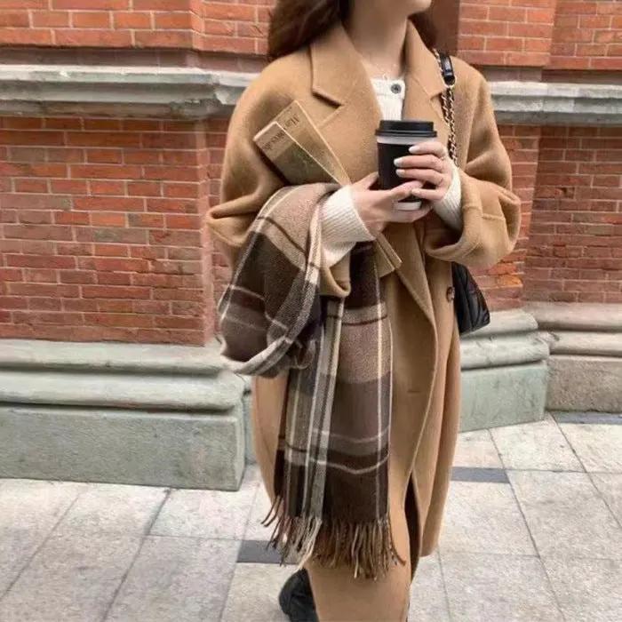 Small High-grade Woolen Coat For Women by Maiden-Art
