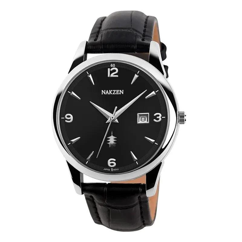 NAKZEN New Fashion Mens Watches Stainless Steel Top Brand Date Clock Waterproof Luxury Sports Quartz Watch Men Relogio Masculino 1006 by MEGIR WATCH GROUP