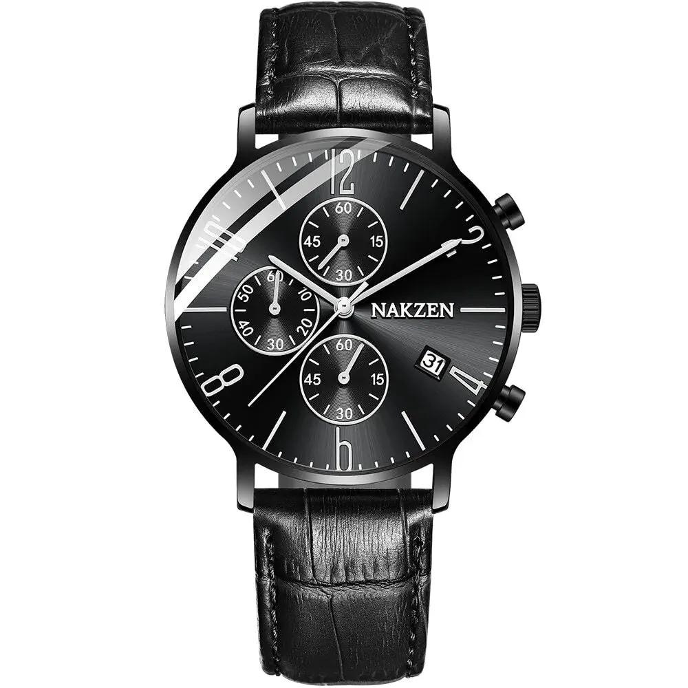 NAKZEN 2018 New Watches Men Luxury Brand Chronograph Man Sports Watches Waterproof Full Steel Quartz Watch Relogio Masculino 5056 by MEGIR WATCH GROUP