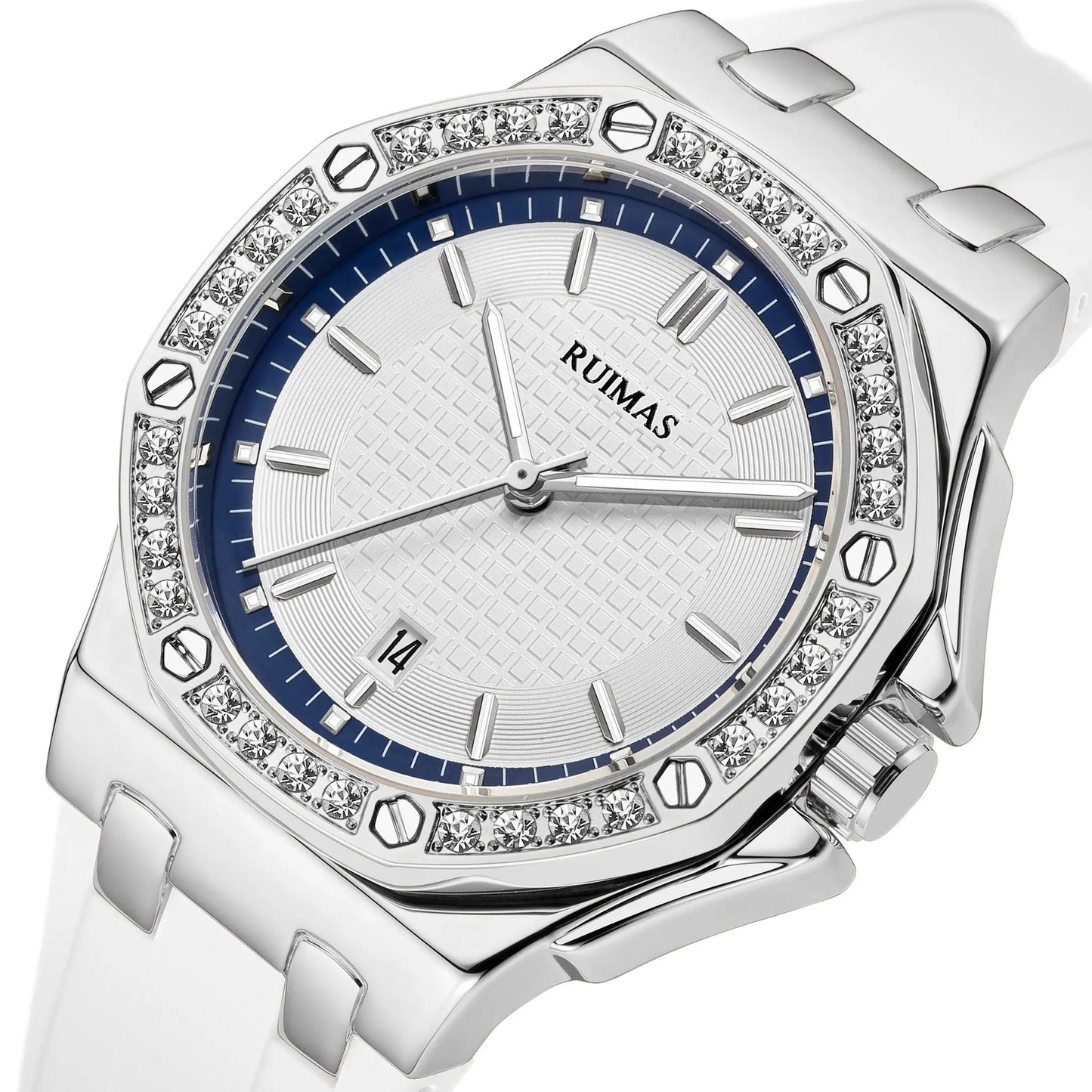 RUIMAS Women Bracelet Quartz Watches Luxury Fashion Ladies Diamond Large Dial Female Elegant Wristwatches Clock Montre Femme 339 by MEGIR WATCH GROUP