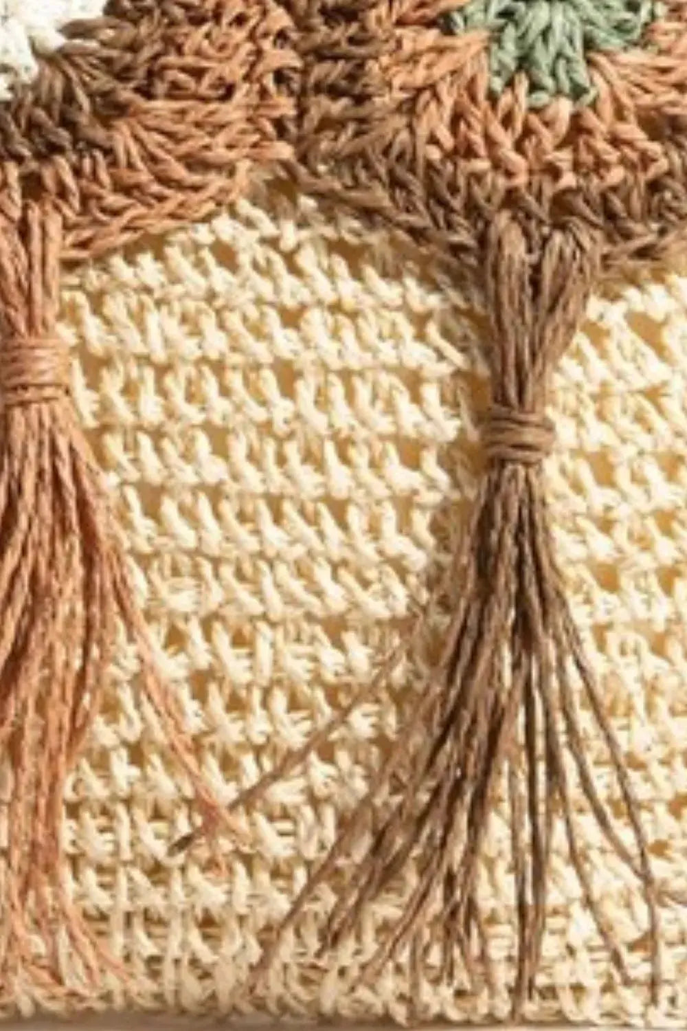 Fame Intricate Tassel Braided Crossbody Bag by Fame