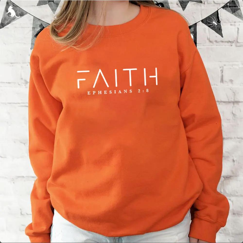 Trendy Faith Sweatshirt Bible Verse Shirt Christian Clothing by Maiden-Art