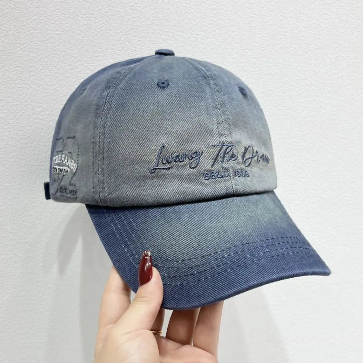 Embroidered Adjustable Cotton Baseball Cap by Partner Label
