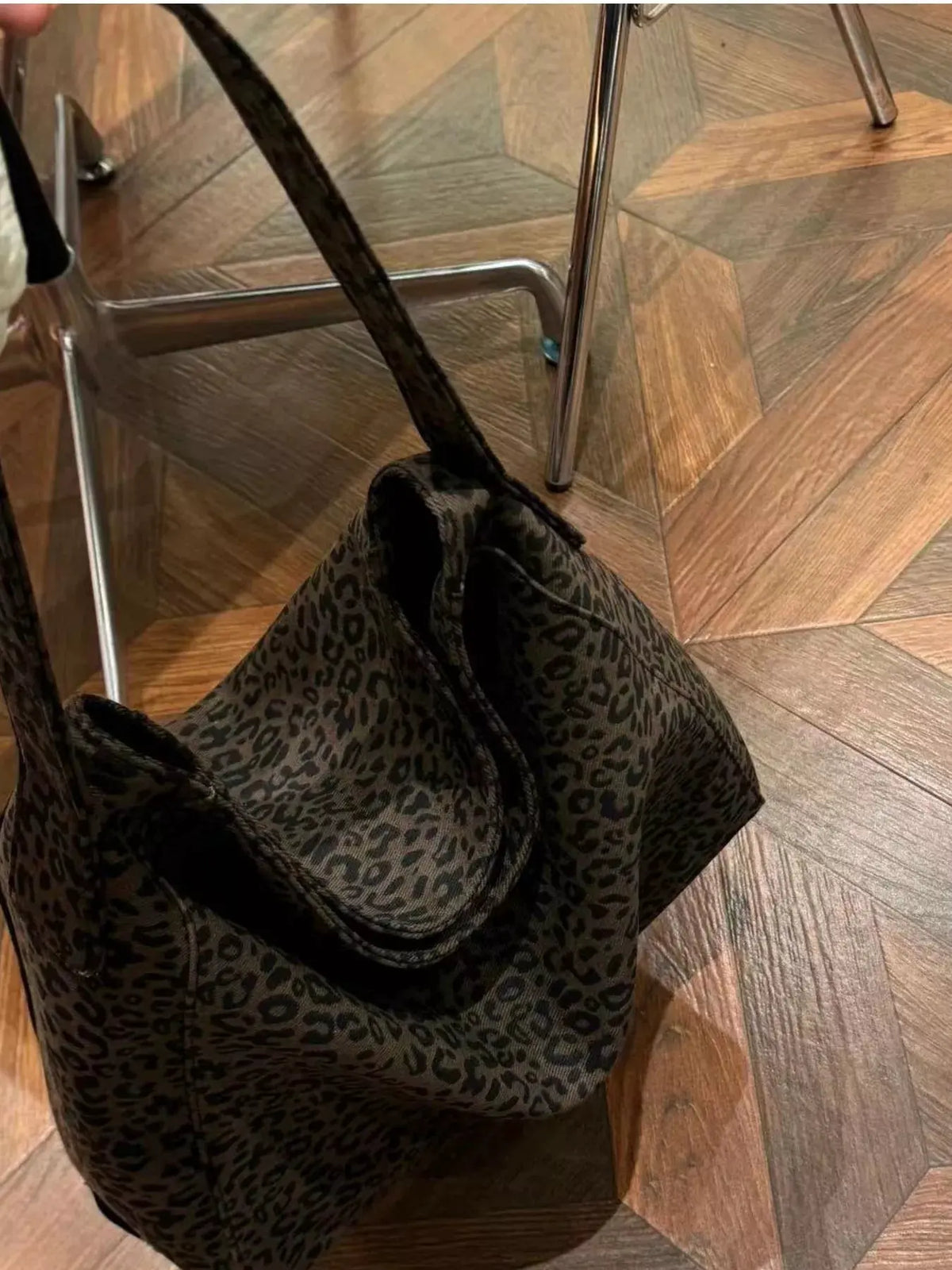 Leopard Print Tote Bag by Partner Label