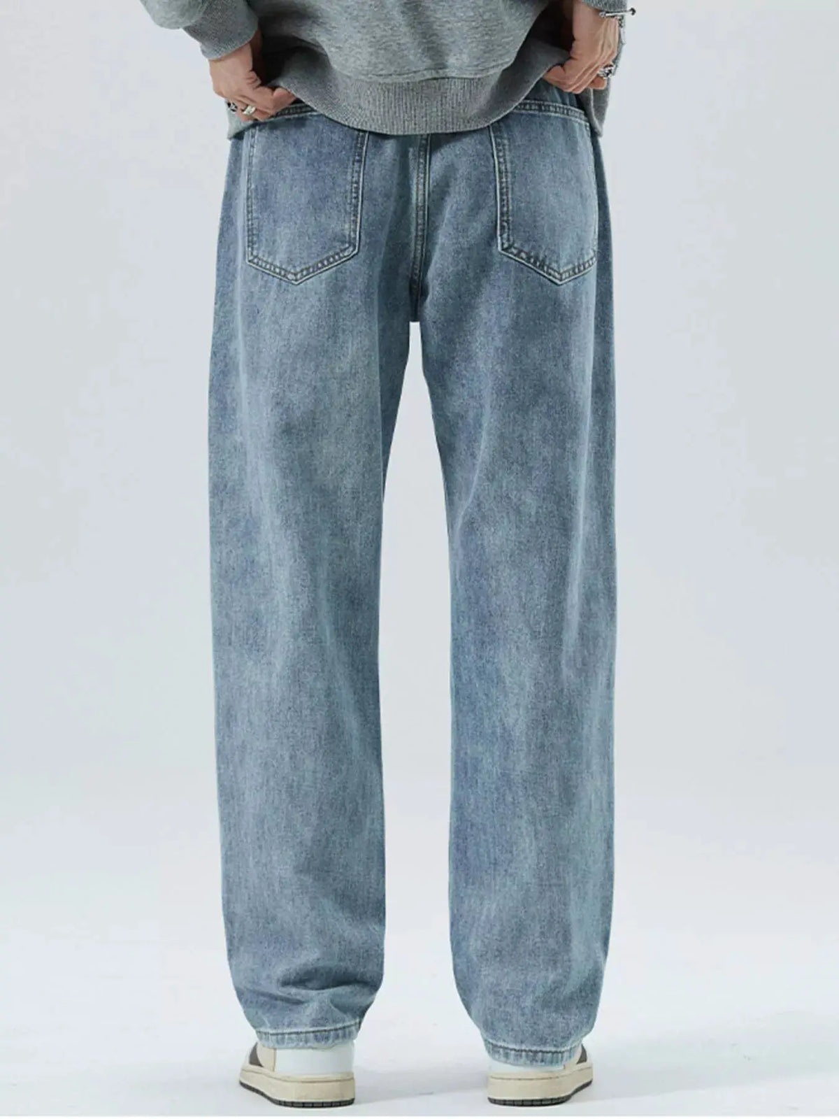 Men's Full Size Loose Fit Straight Leg Jeans Plus Size by Partner Label