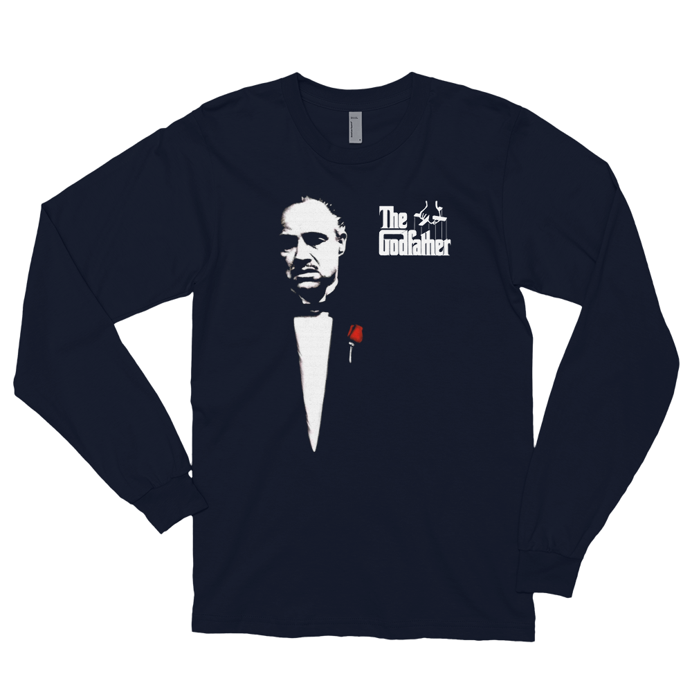 The Godfather 1972 Movie Don Corleone Long Sleeve Shirt by Art-O-Rama Shop