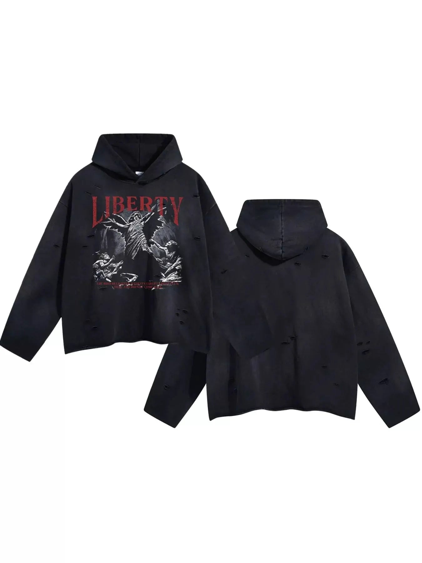 Men's Graphic Long Sleeve Hoodie by Partner Label