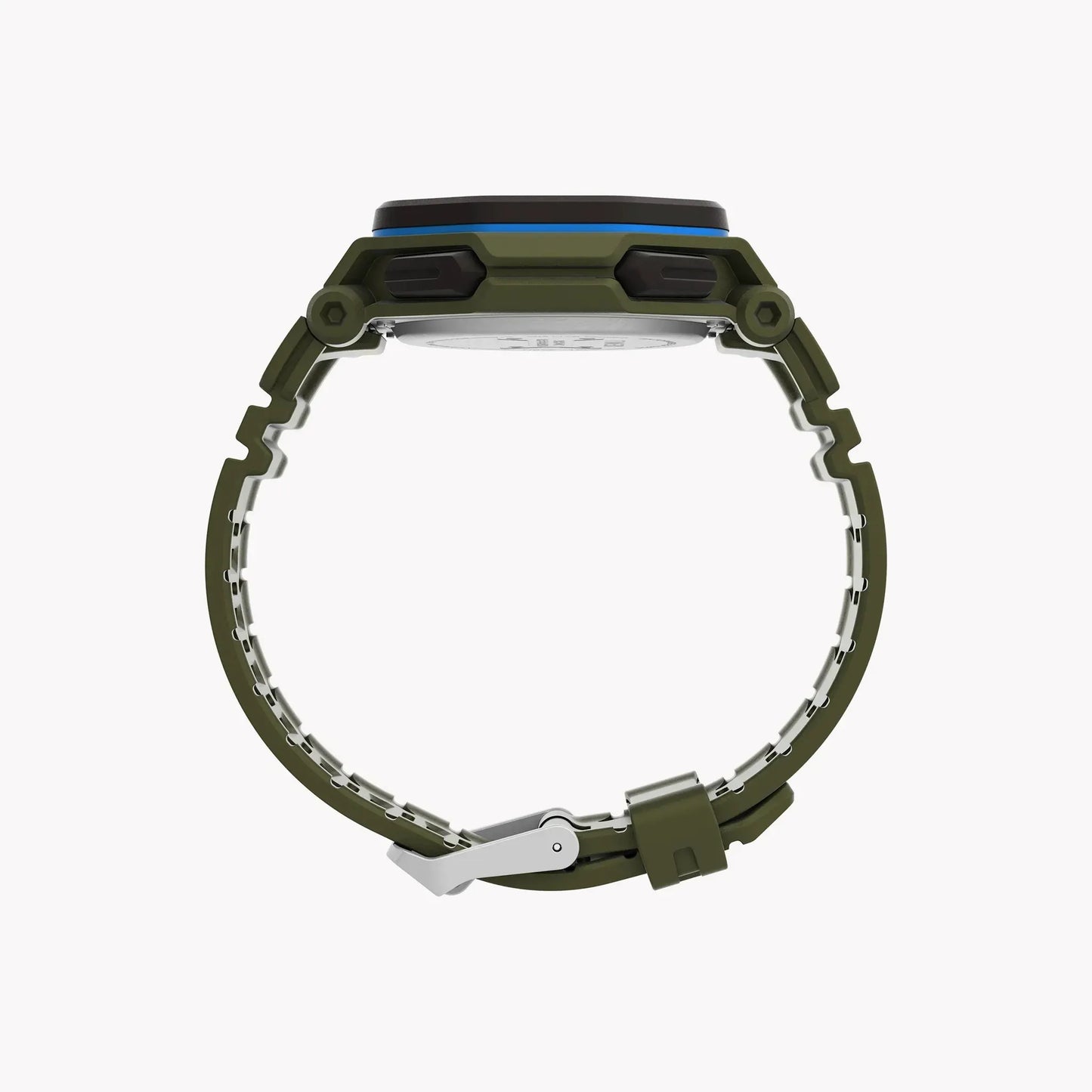 Timex Men's Green Resin Watch, Shock Resistant | Tw2v93700 by TIMEX