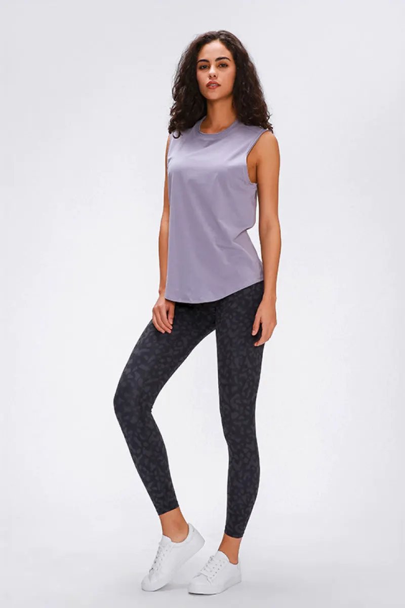 Millennia Wide Seamless Band Waist Sports Leggings by Millennia