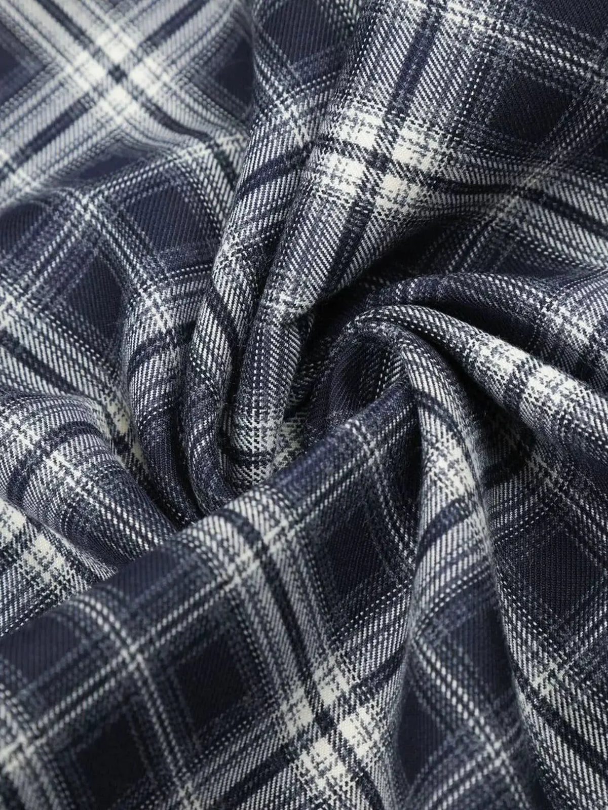 Men's Plaid Wide-Leg Pants by Trendsi