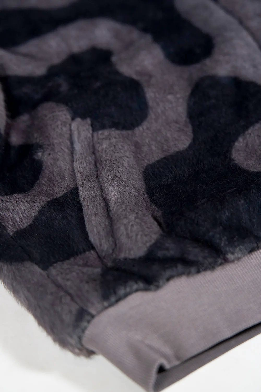 Camouflage Fleece Zip Jacket by Hideout