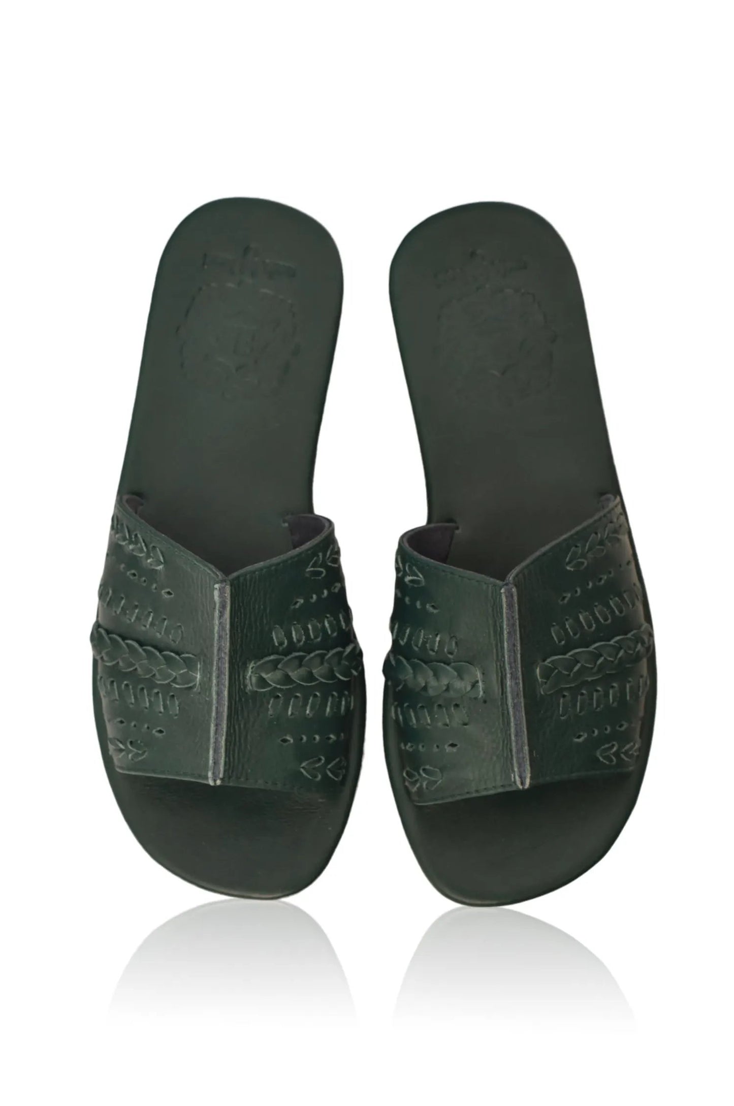 Dolce Vita Leather Slide Sandals by ELF