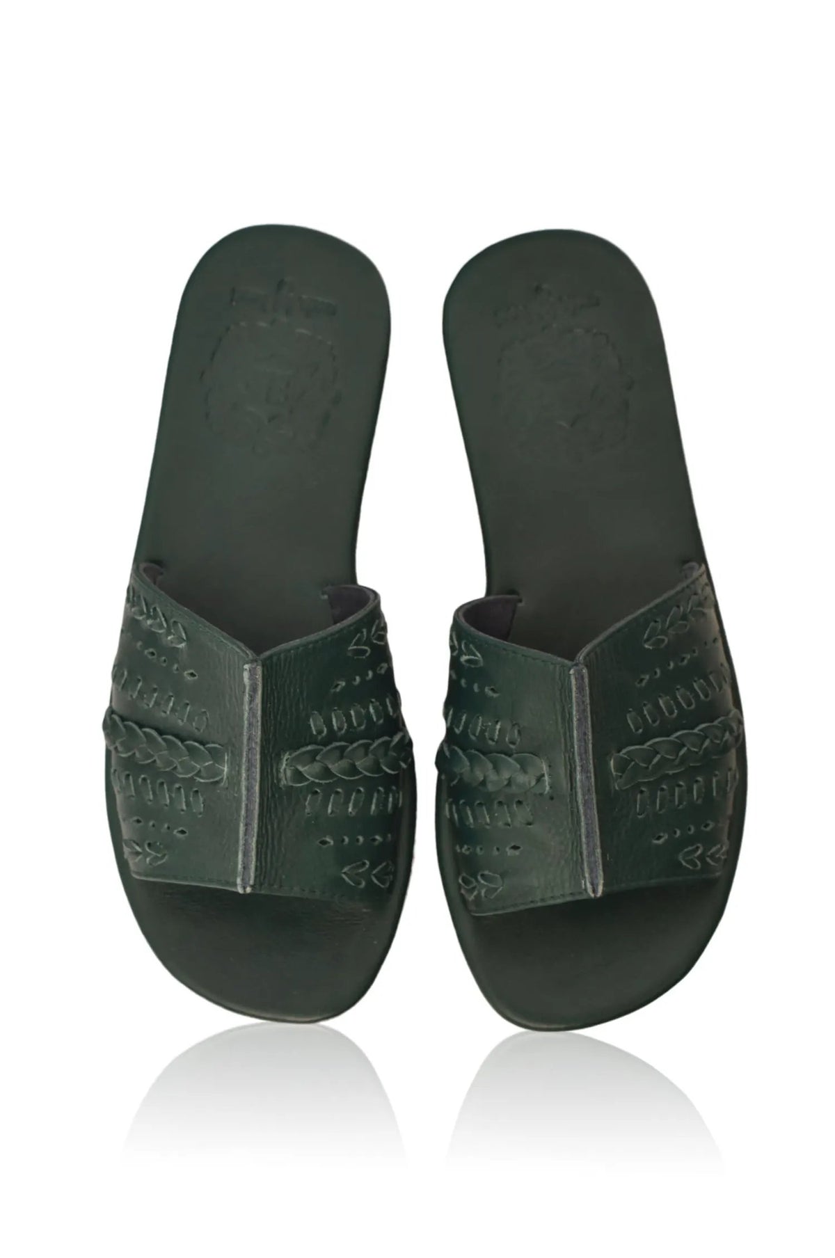 Dolce Vita Leather Slide Sandals by ELF