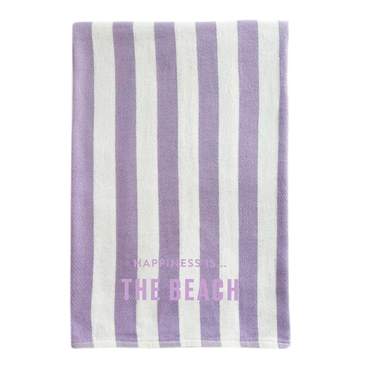 Everywhere Towel: Beach, Stripe Lilac by Beach Collection