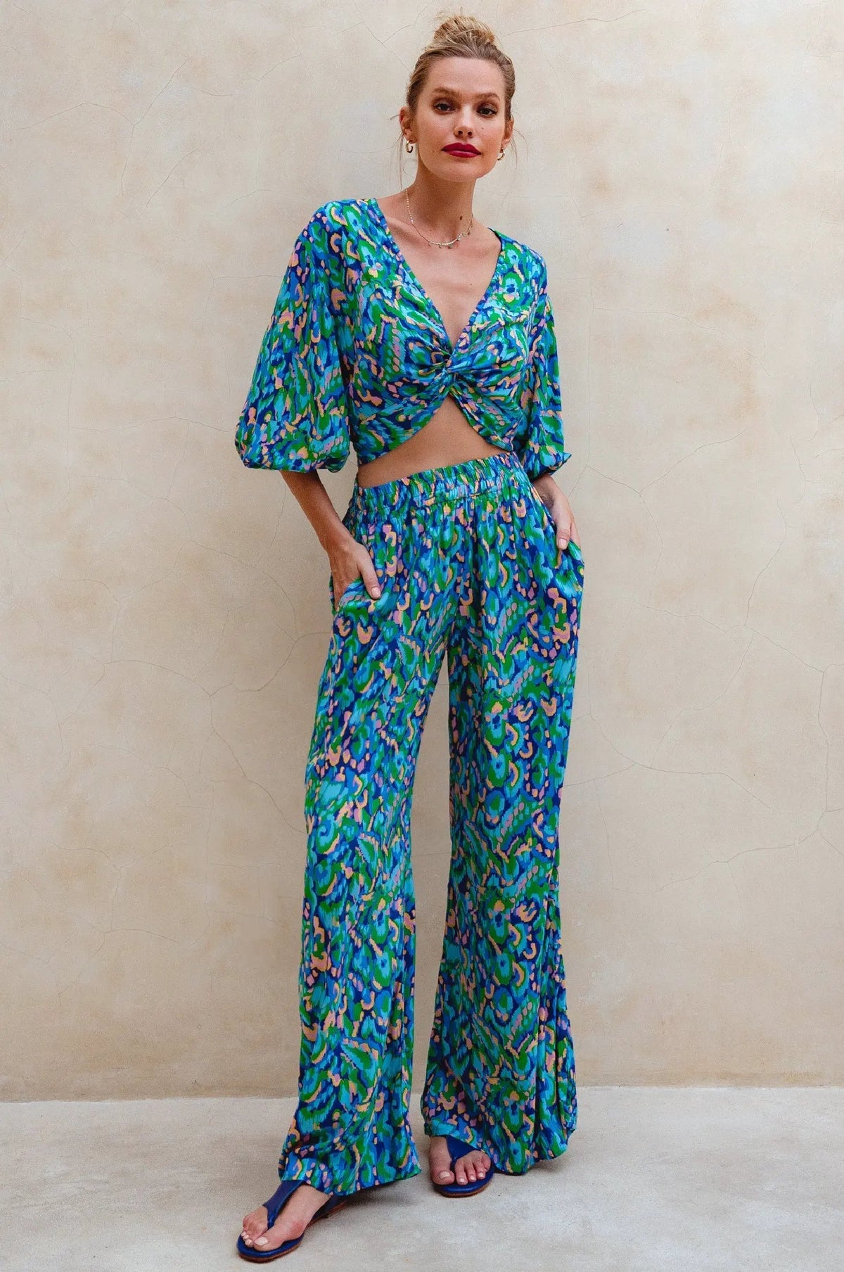 Fatima Wide Leg Pants (Sale) by ELF