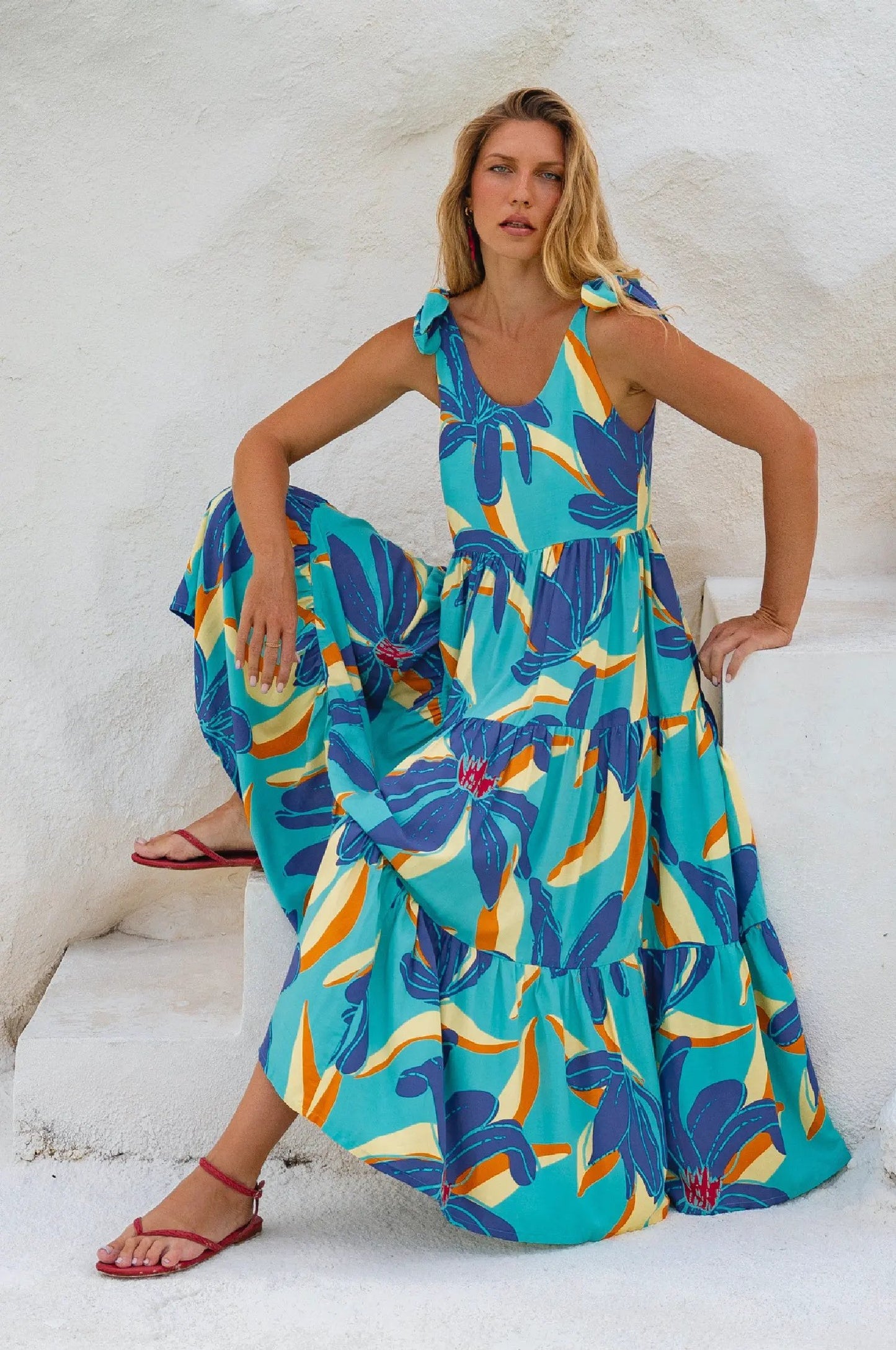 Fiesta Summer Maxi Dress by ELF
