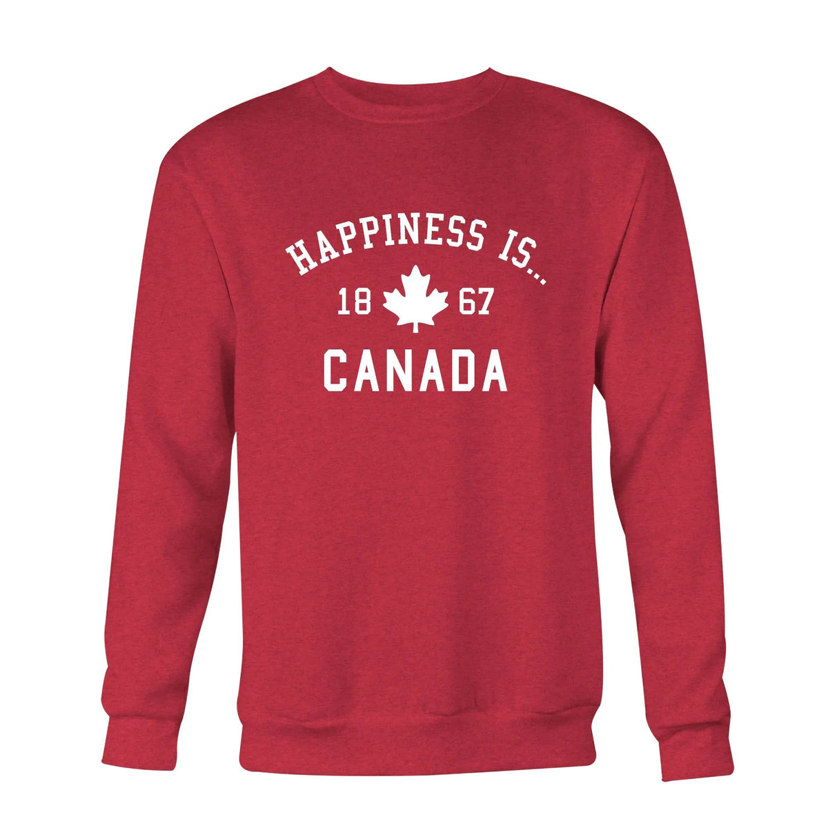 Men’s Canada 1867 Crew Sweatshirt, Chili by Canada Collection