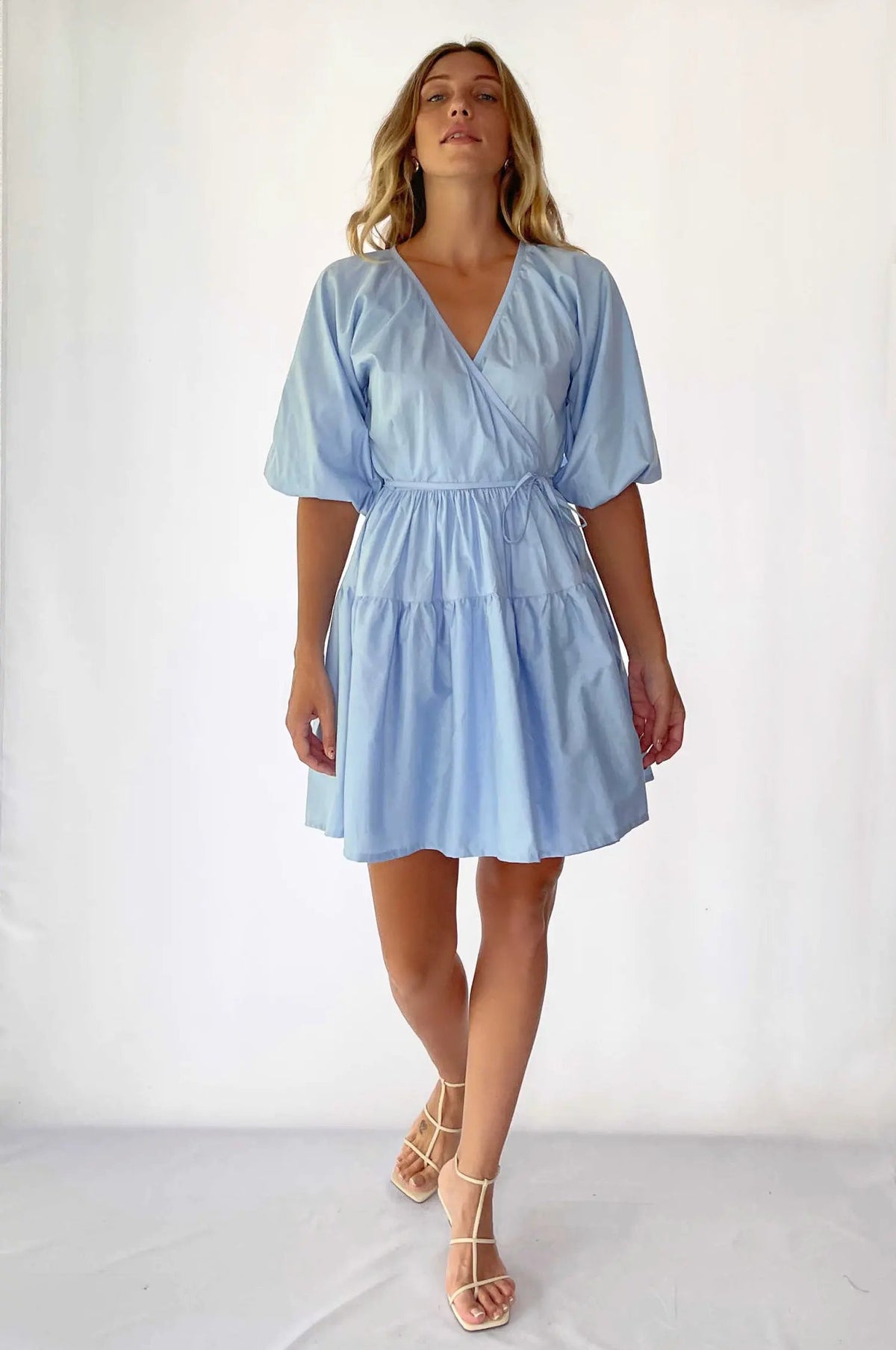 Honey Bunny Wrap Mini Dress (Sale) by ELF