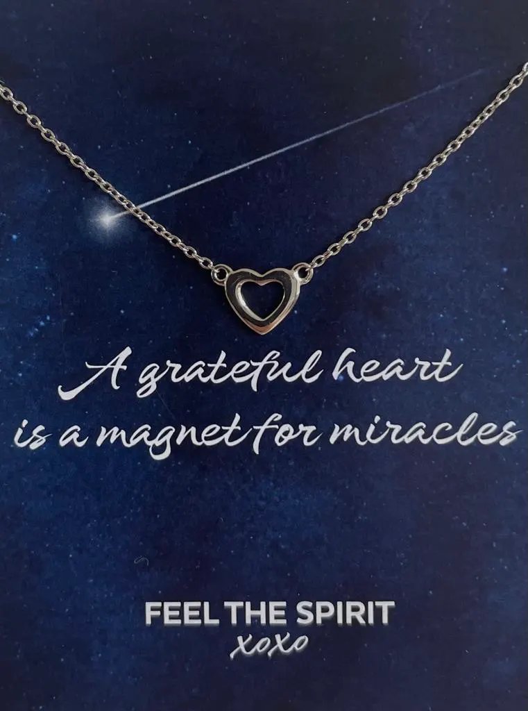 Ketting Open Hart Zilver XN001S by Jwls4u