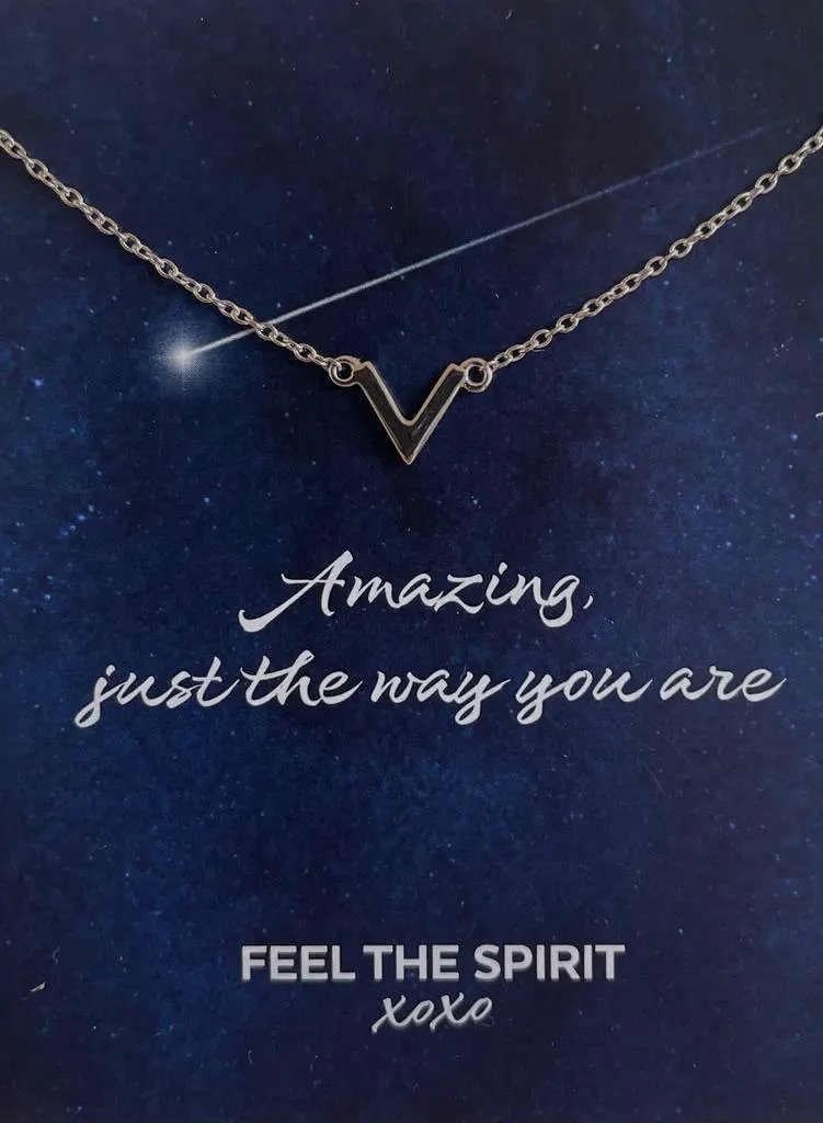 Ketting V Zilver XN004S by Jwls4u