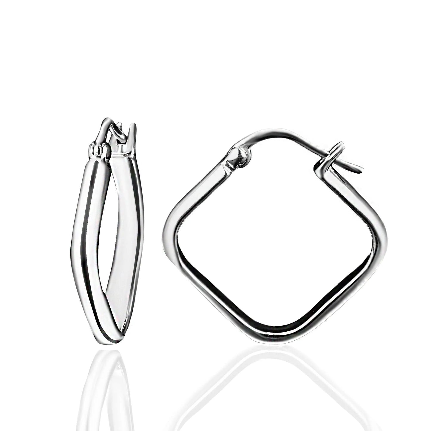 Oorbellen Boomerang Zilver JE052S by Jwls4u