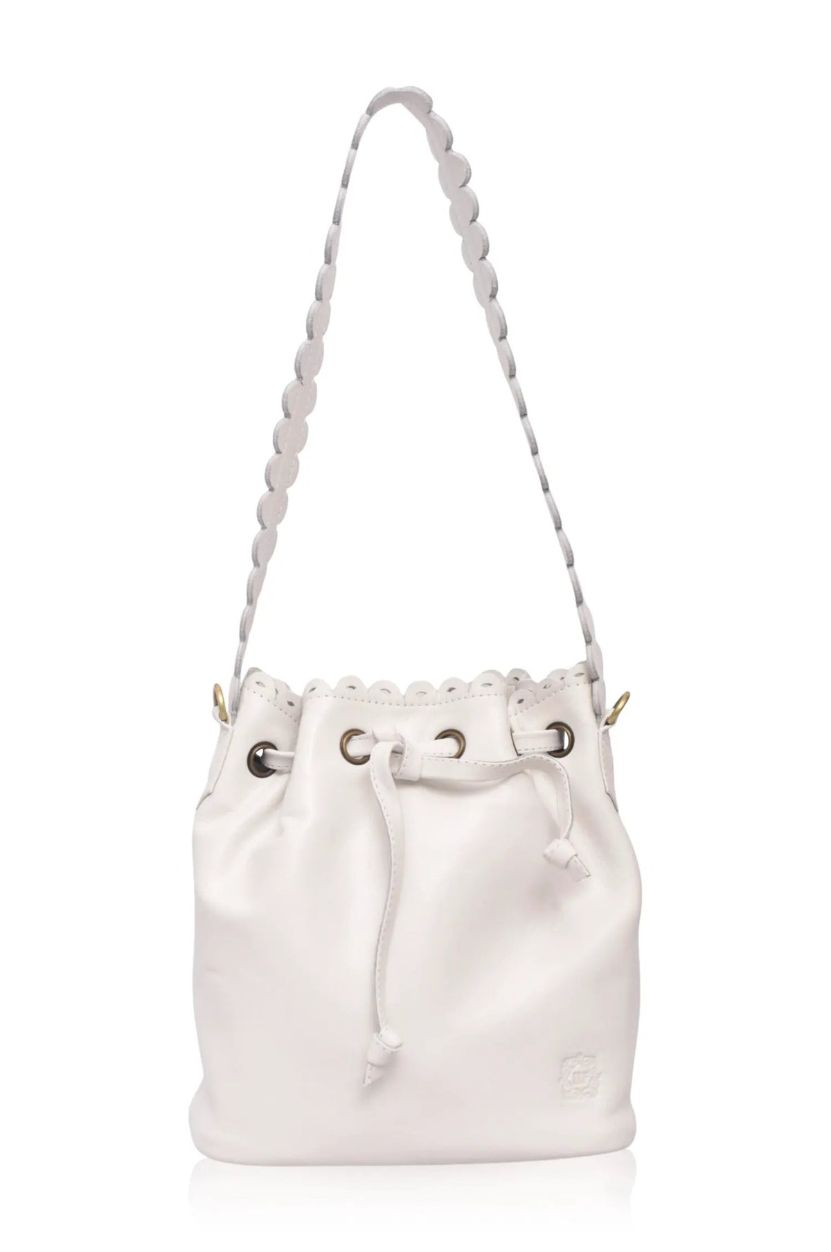 Luisa Scalloped Bucket Bag by ELF