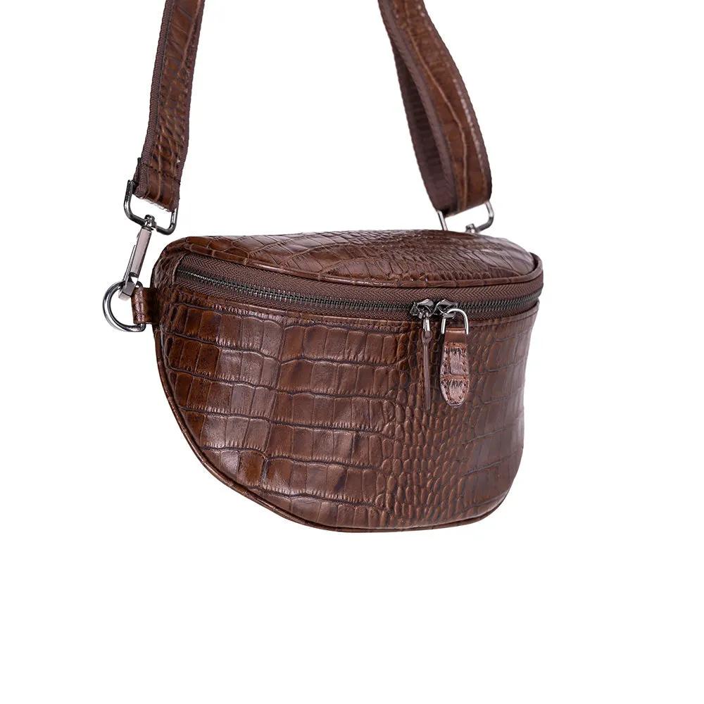 Alora Leather Crossbody Bag by TORONATA