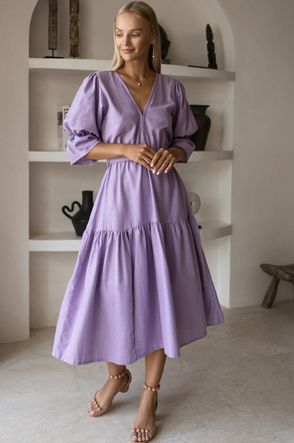 Peony Midi Dress (Sale) by ELF