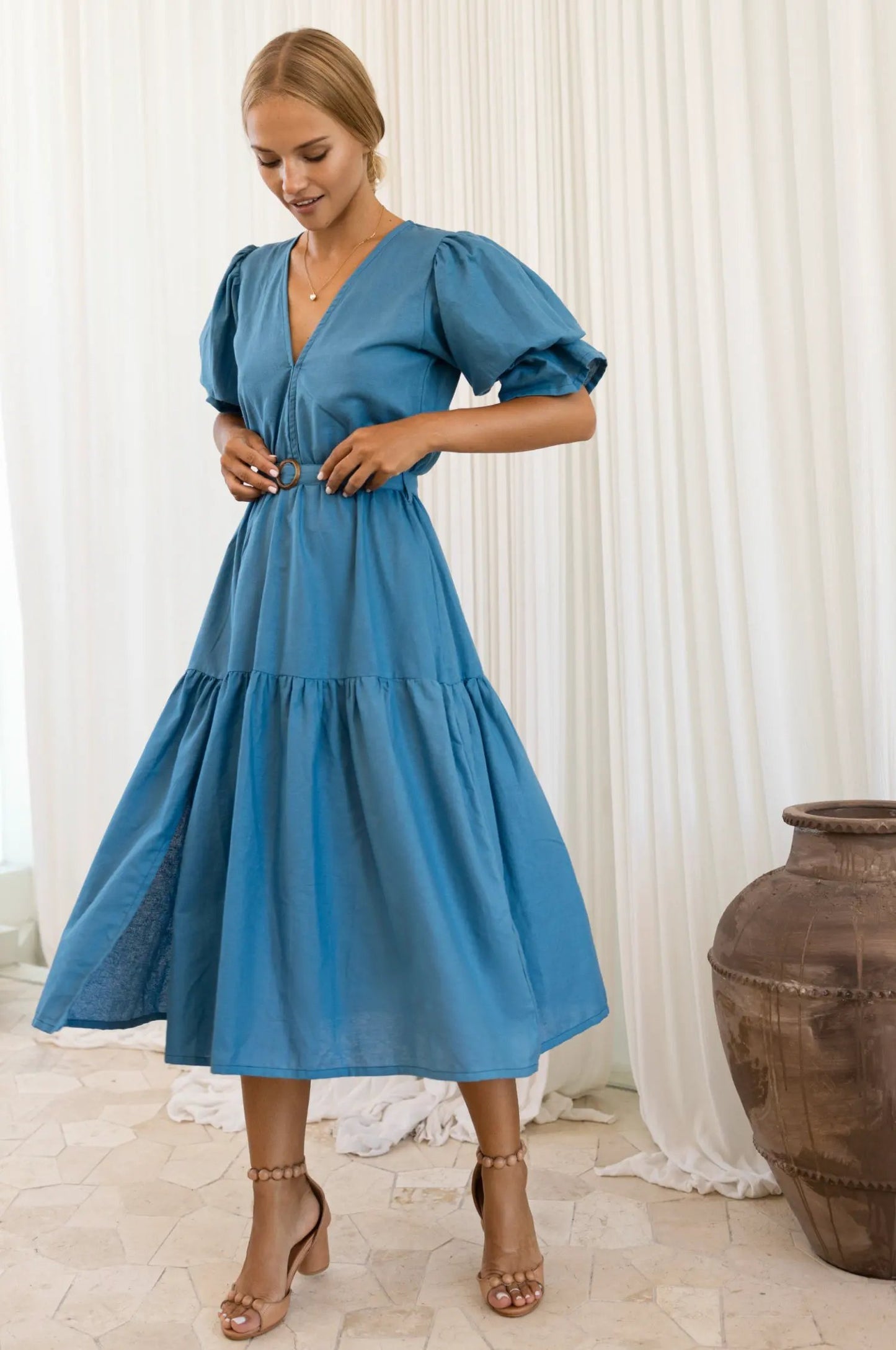 Peony Midi Dress (Sale) by ELF