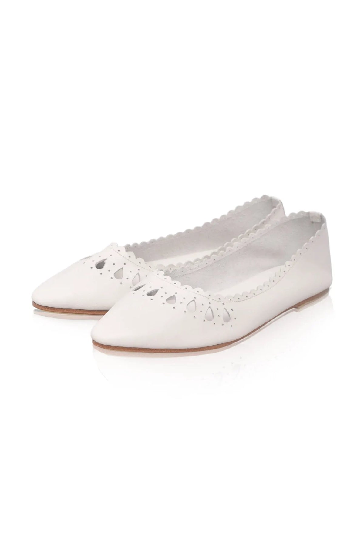 Pura Vida Cut-Out Leather Flats by ELF