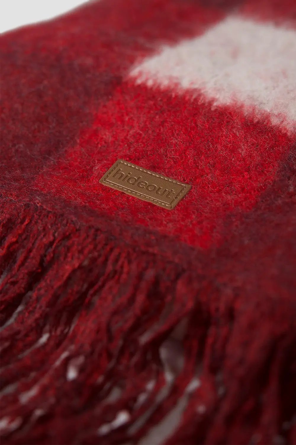 Plaid Fringe Scarf by Hideout
