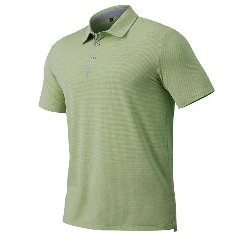 Men's Athletic Short Sleeve Polo Shirt Lightweight Quick Dry Sport Workout Shirt Summer Casual Thin Outdoor Shirts US/ EU Size by Vimost Shop
