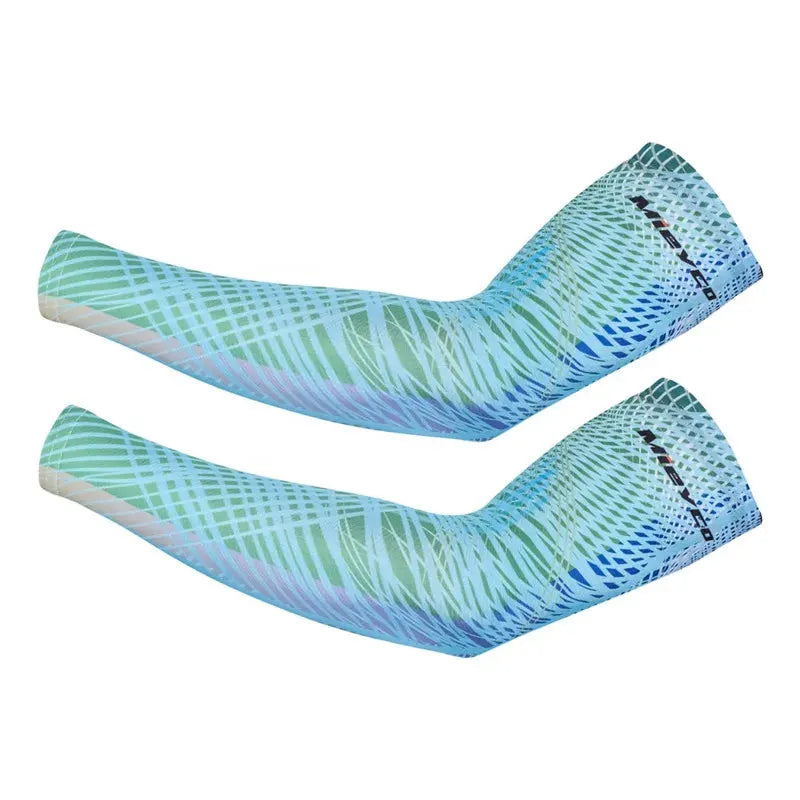 Icy Silk Sun Protection Arm Sleeves Cooling Breathable Outdoor Cycling Fishing Sports Sleeves by Vimost Shop