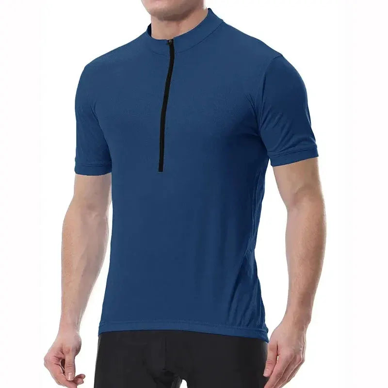 Men Seamless Cycling Jersey Lightweight Short Sleeve Compression MTB Road Bike Shirt by Vimost Shop