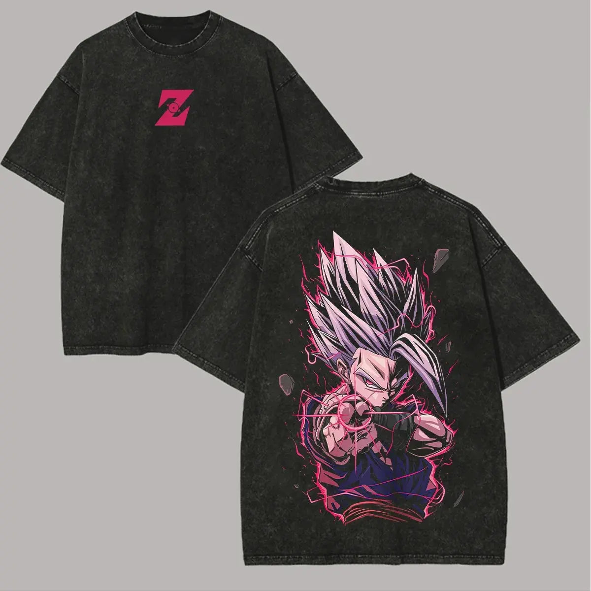 Master Roshi Kame Sennin Vintage Washed Oversized T-Shirt Cotton Tee by Vimost Shop