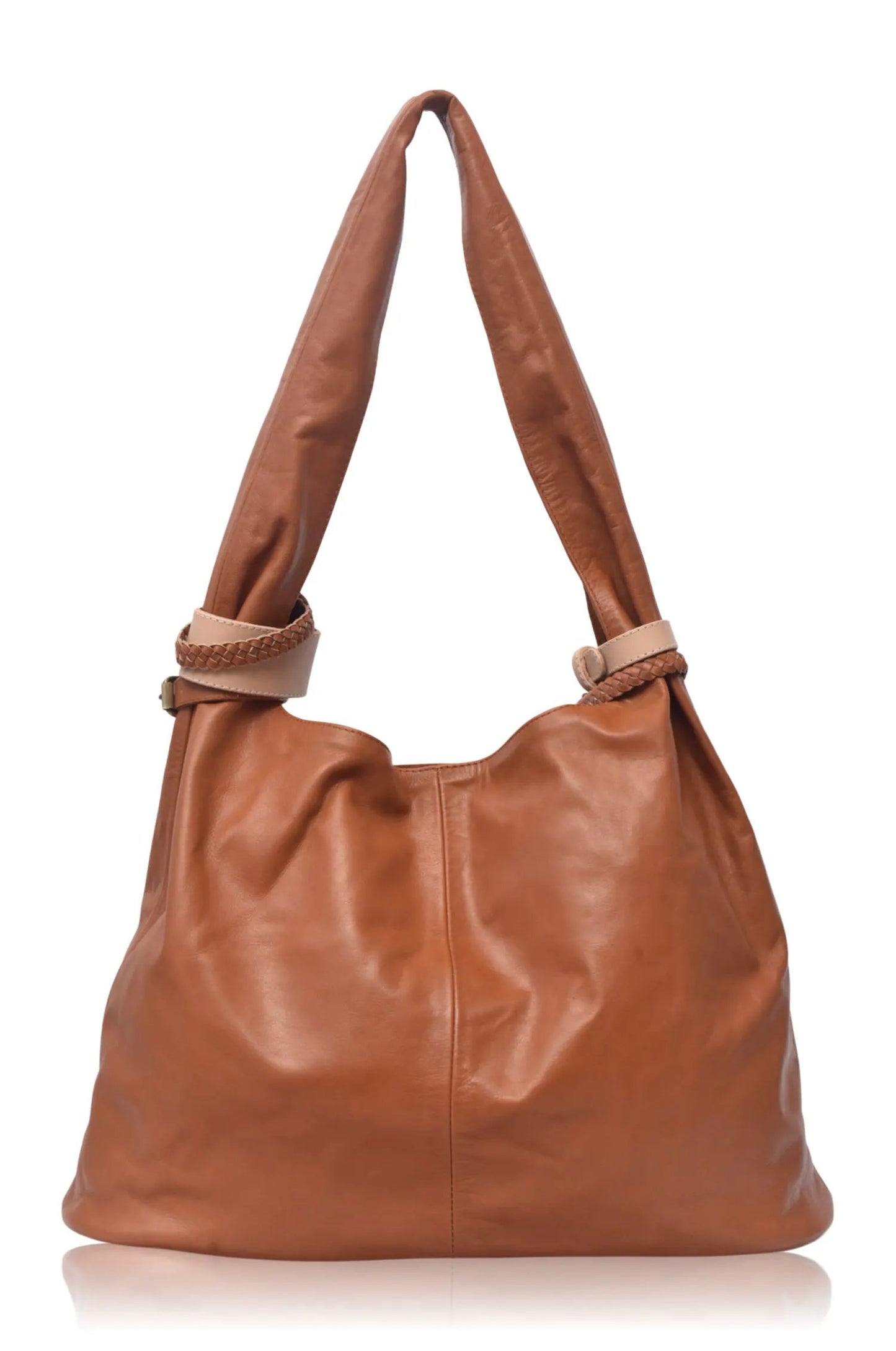 Serendipity Slouchy Leather Tote Bag by ELF
