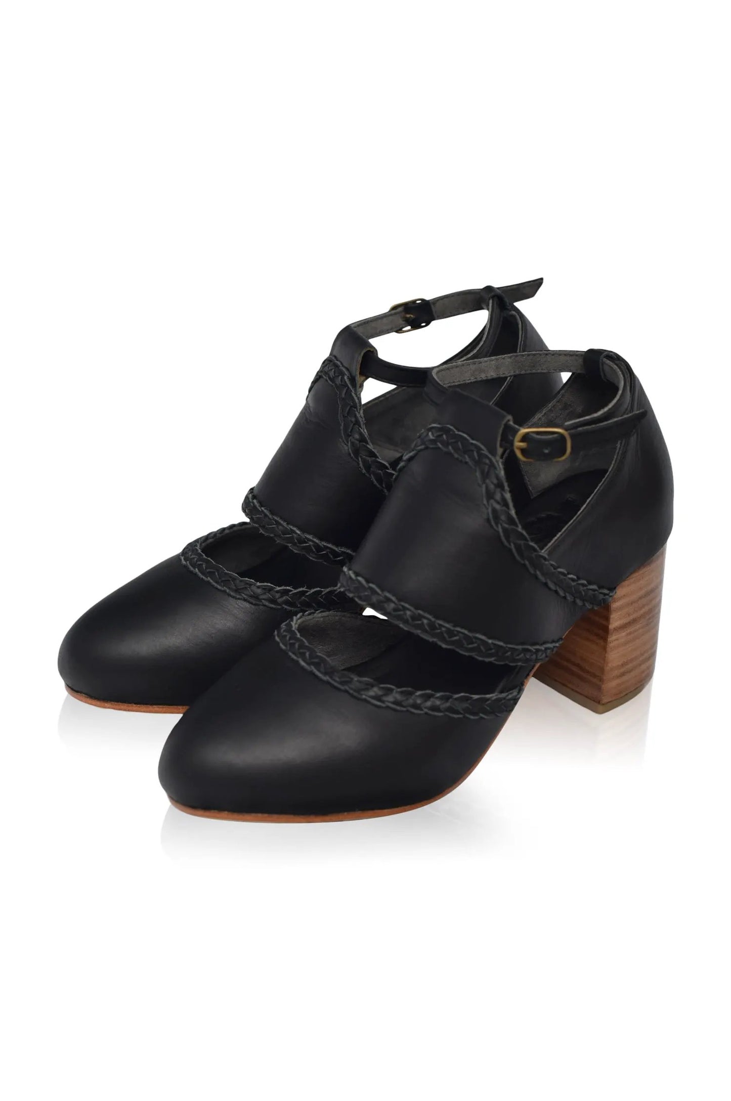 Serenity Leather Heels (Sz. 10.5) by ELF