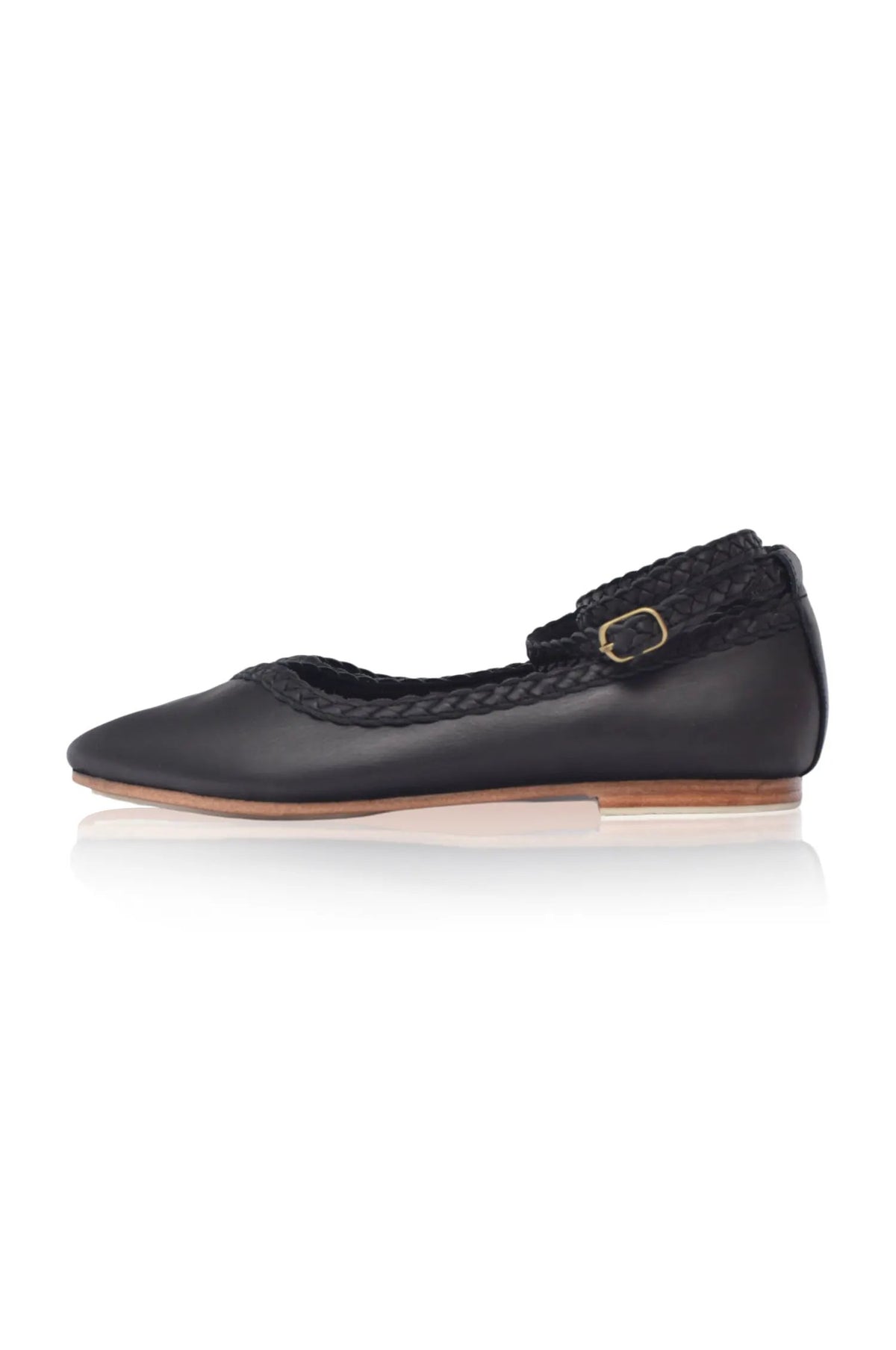 Soiree Braided Pointed Toe Flats by ELF
