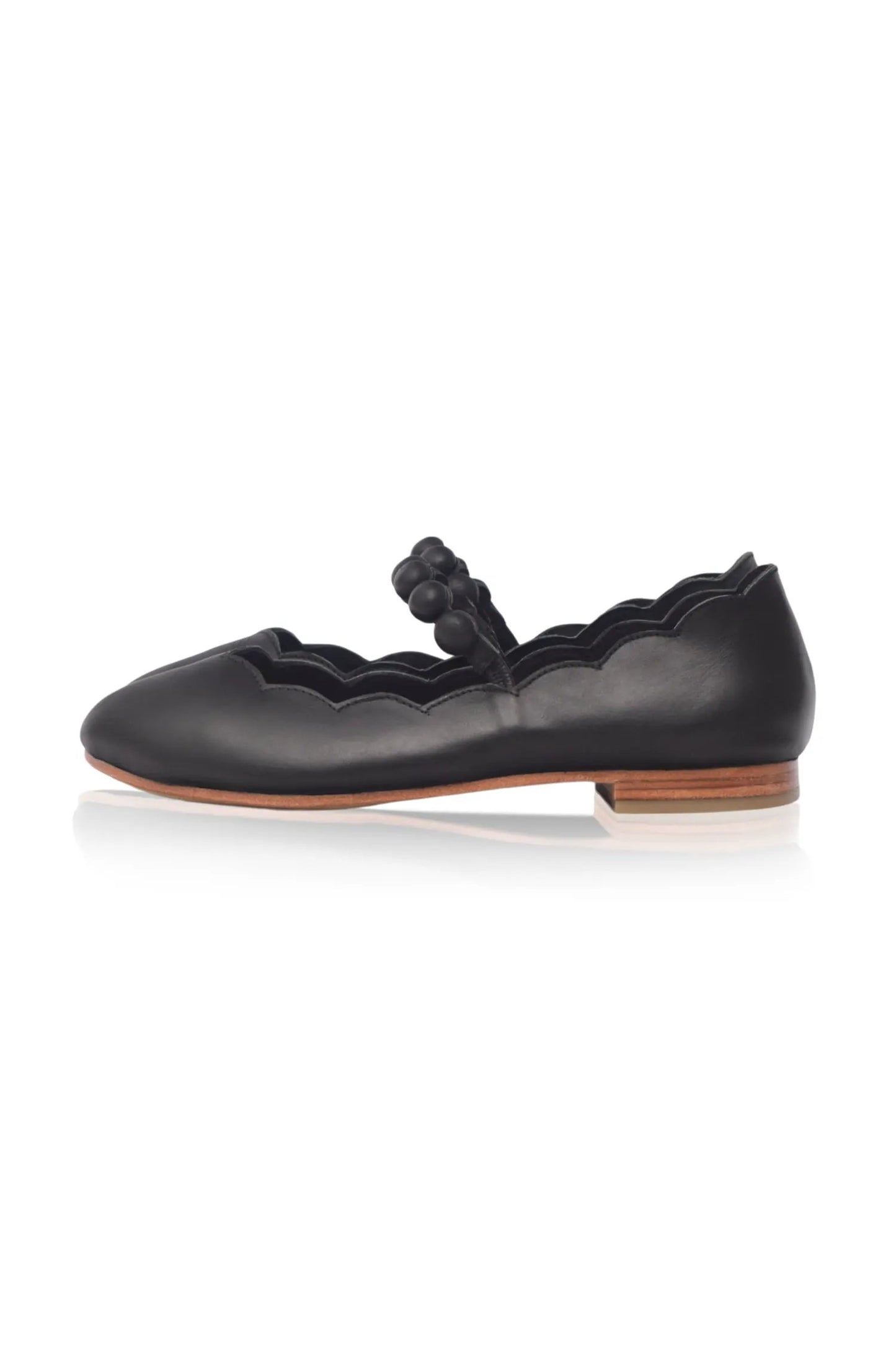 Solea Scalloped Mary Jane Flats by ELF