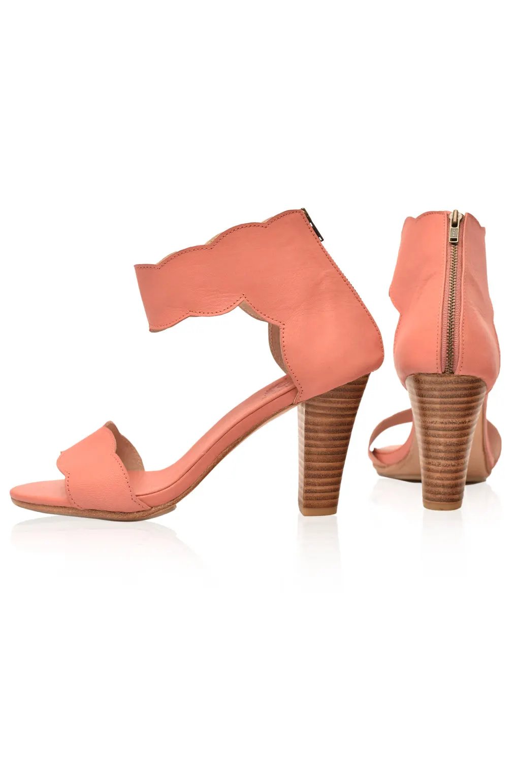Spanish Mystery Leather Heels (Sz. 9) by ELF